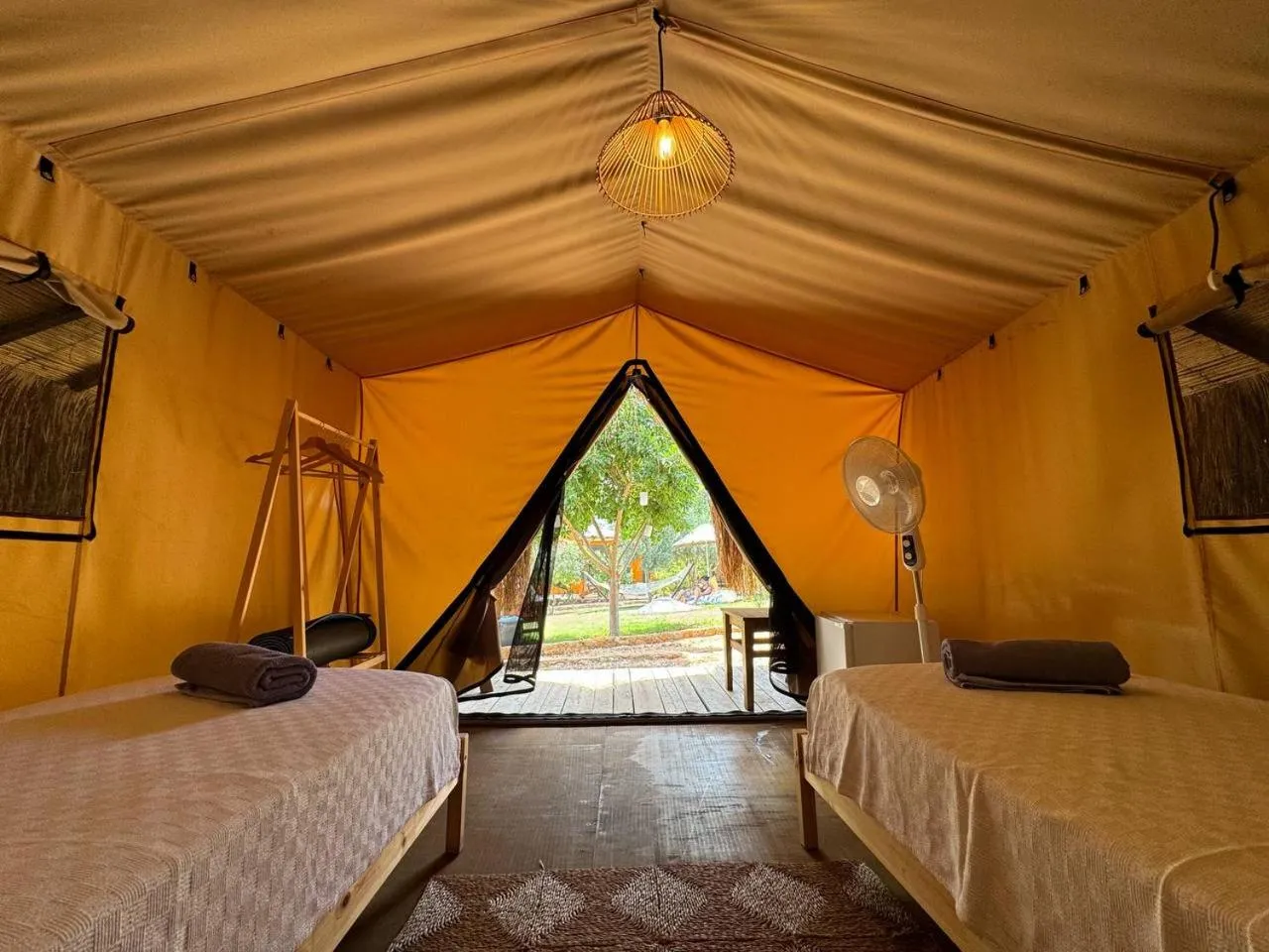 Bed in Kaş Joy Glamping