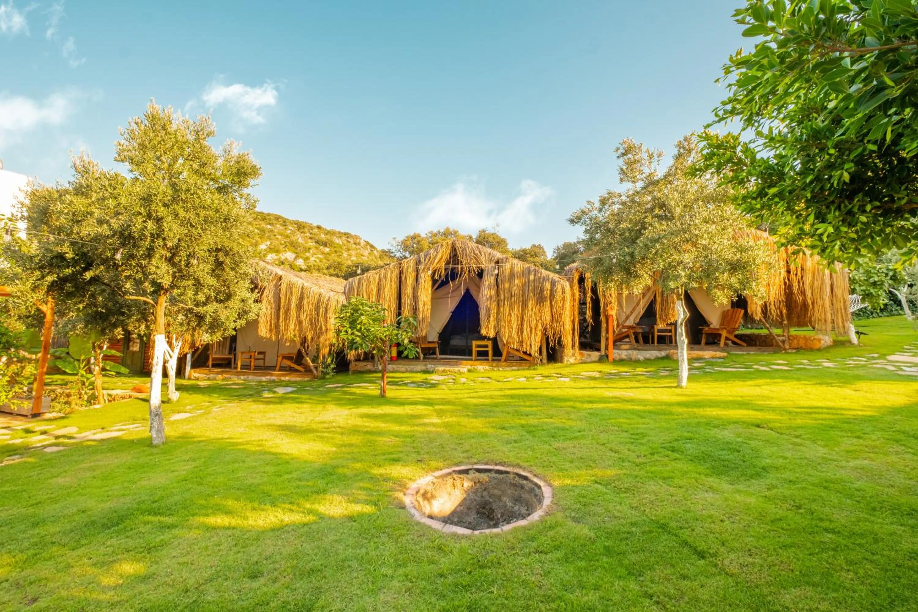 Garden view in Kaş Joy Glamping