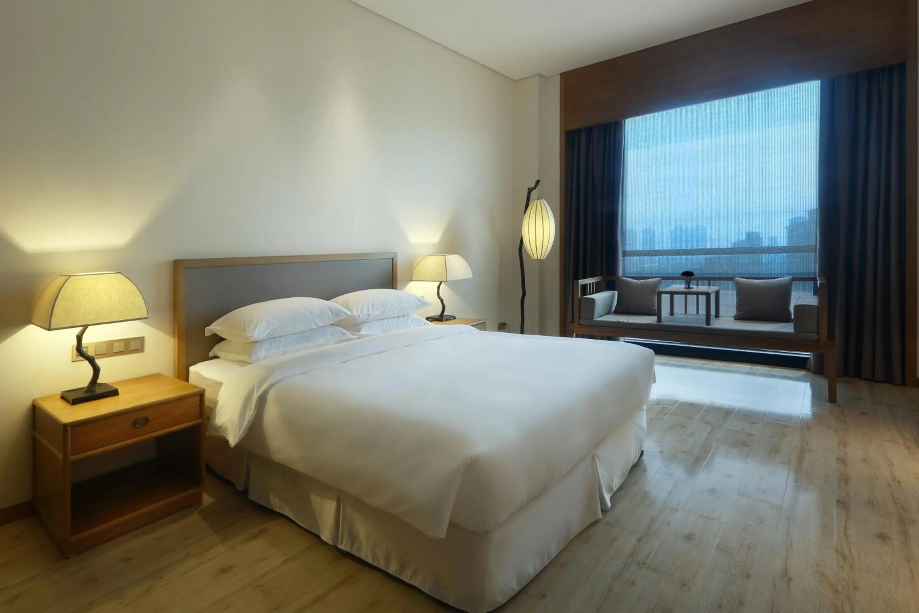 Bed in San Po Hotel - Fuzhou Pushang