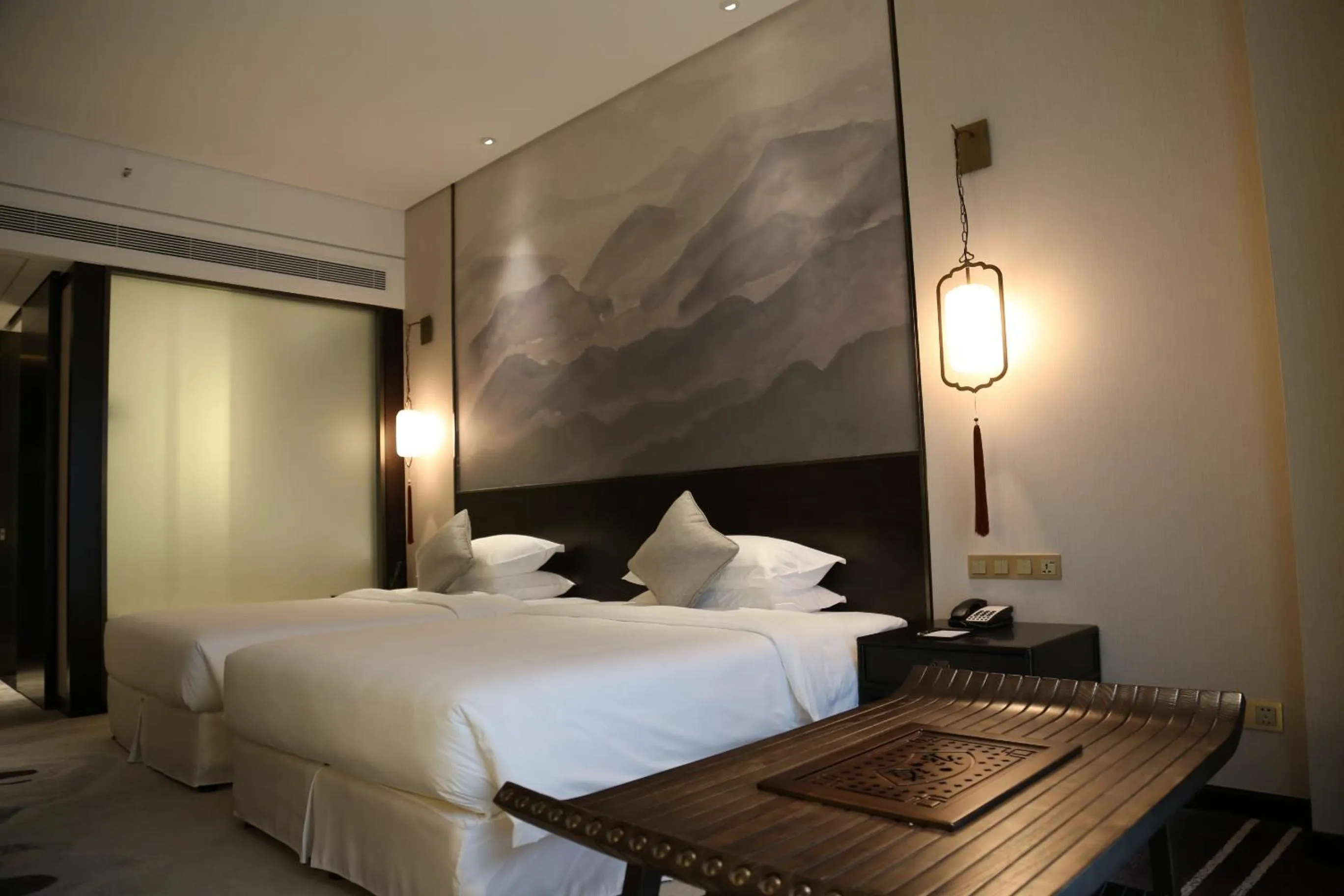 Bed in San Po Hotel - Fuzhou Pushang