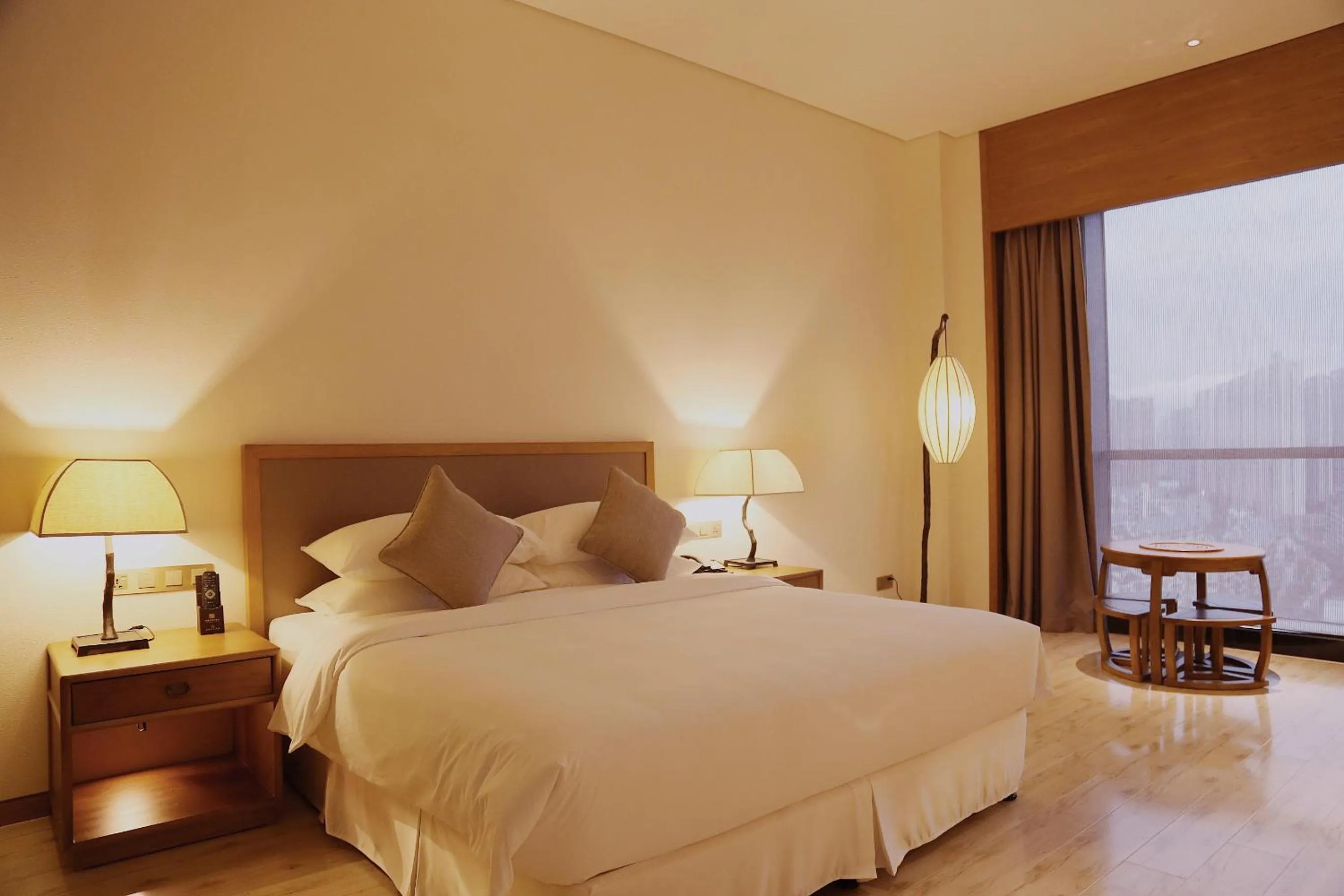 Bed in San Po Hotel - Fuzhou Pushang