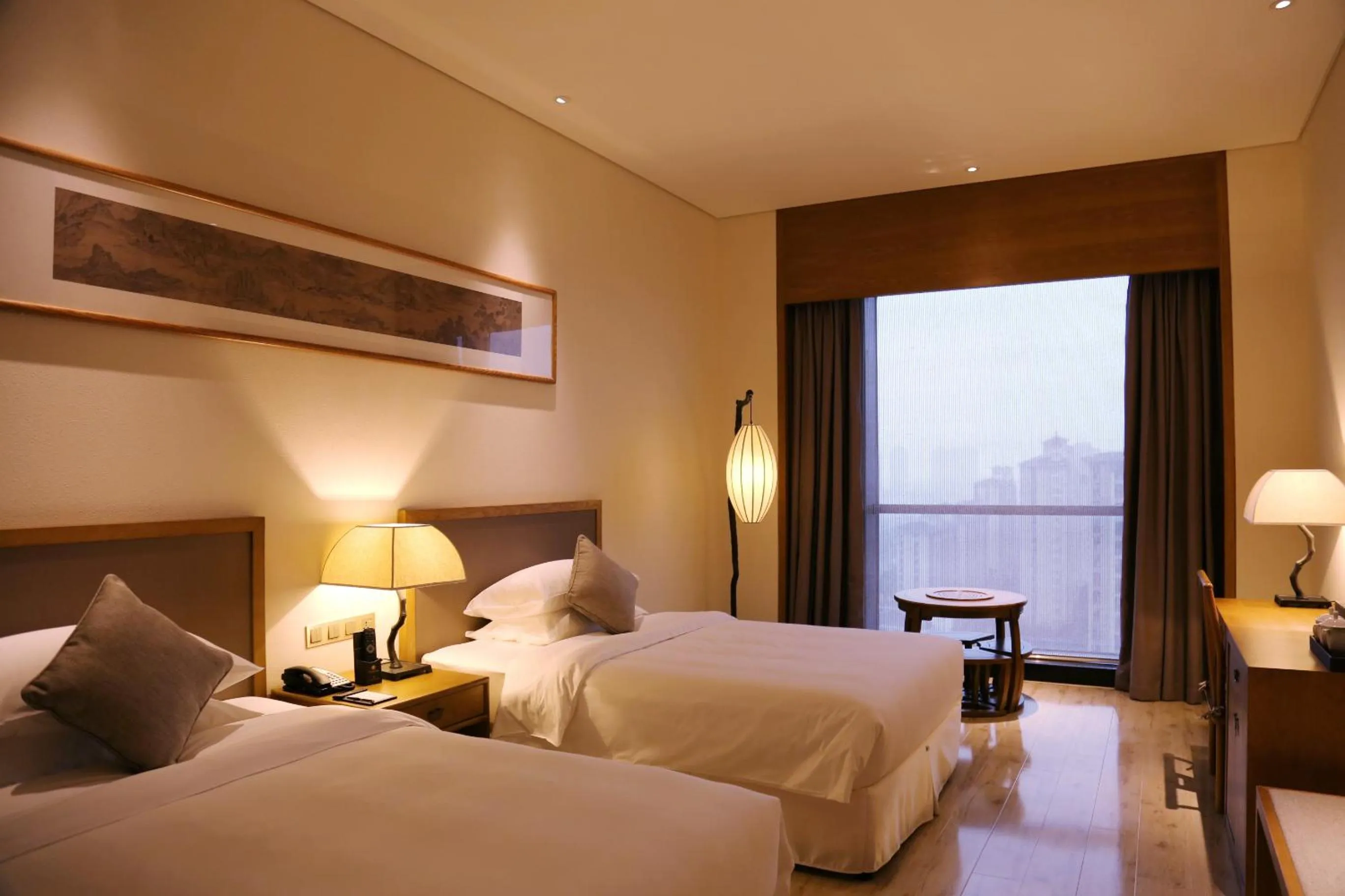 Bed in San Po Hotel - Fuzhou Pushang