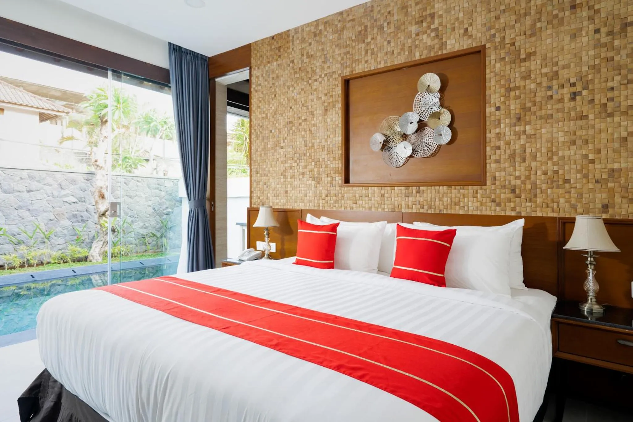 Bed in Del Cielo Villa Seminyak