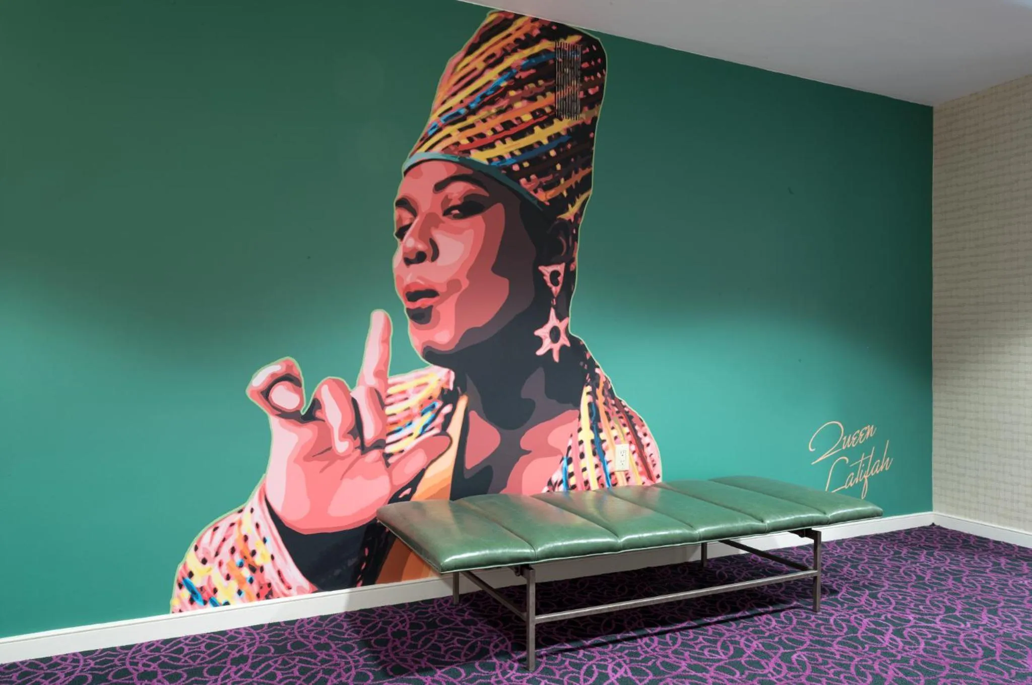 Decorative detail in TRYP by Wyndham Newark Downtown