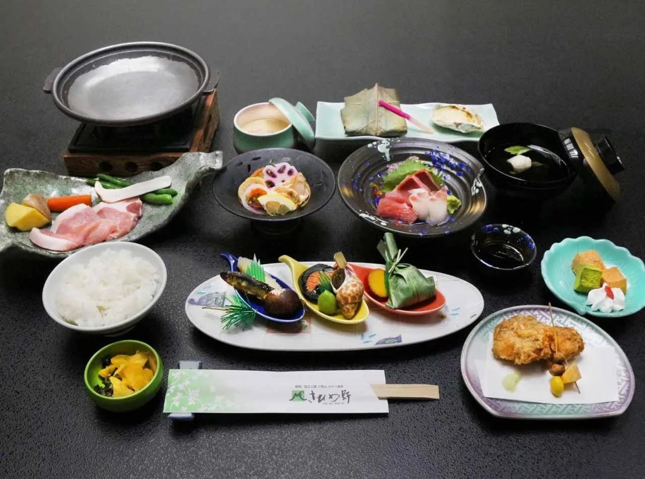 Food in Shikinoyado SAHIMENO