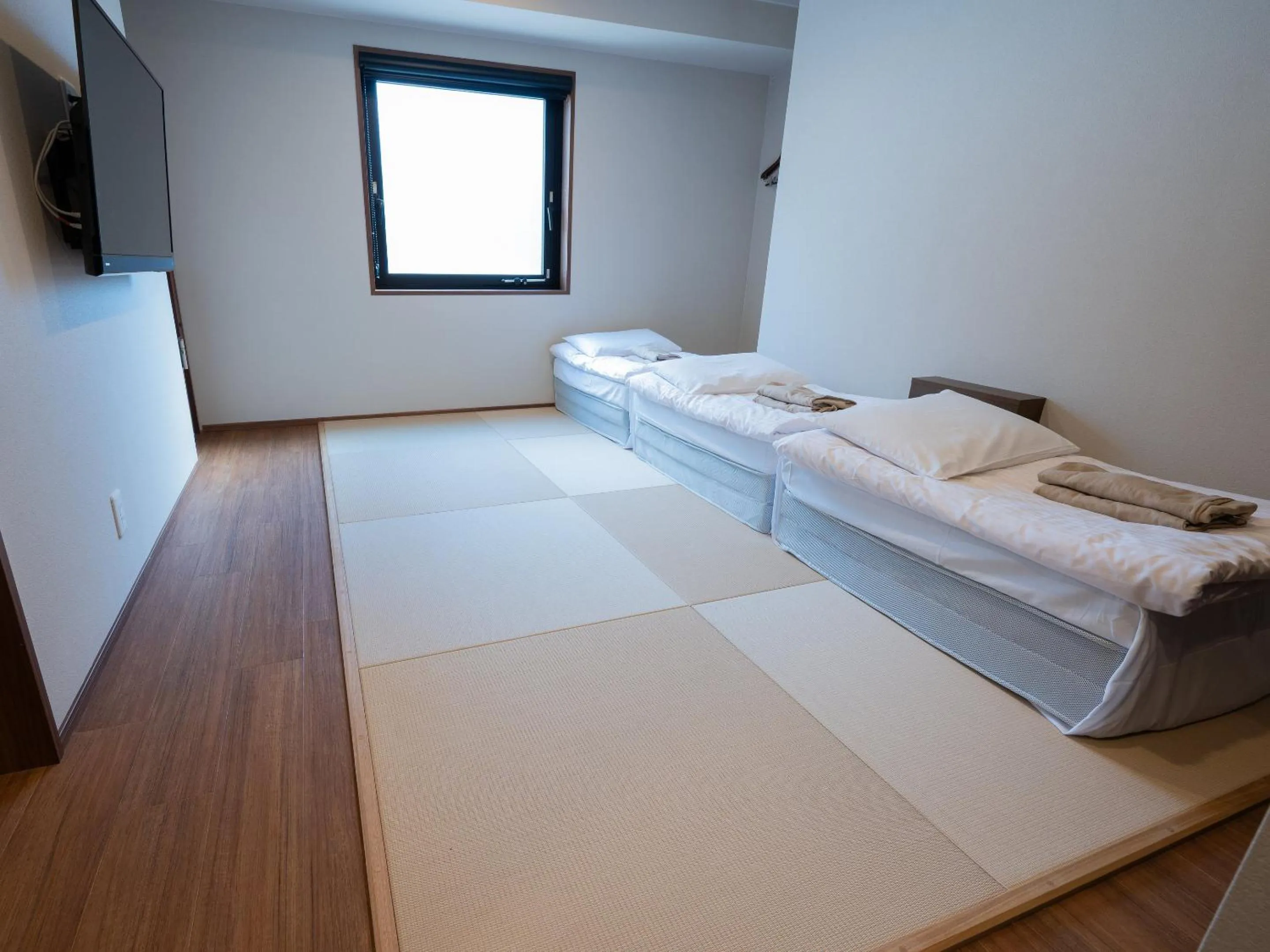 Photo of the whole room, Bed in Hotel Meldia Osaka Higobashi