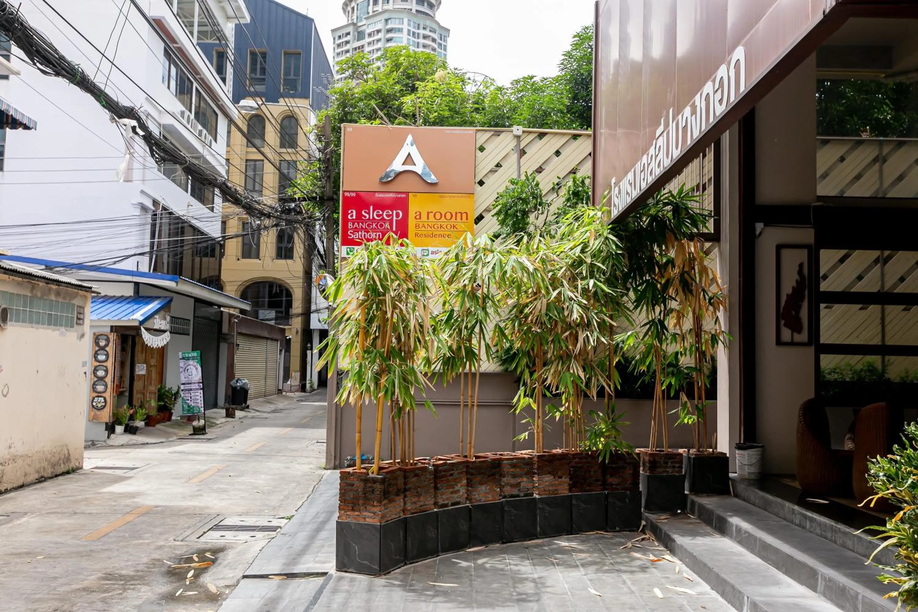 Property building in A Sleep Bangkok Sathorn