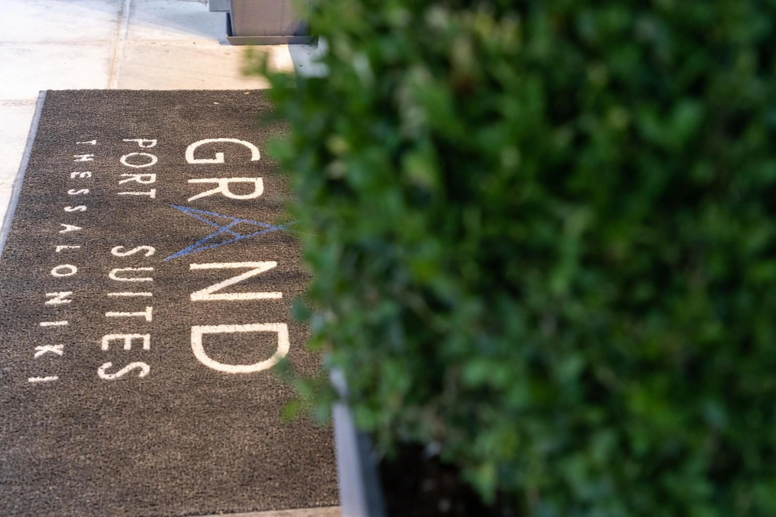 Text overlay in Grand Port Suites