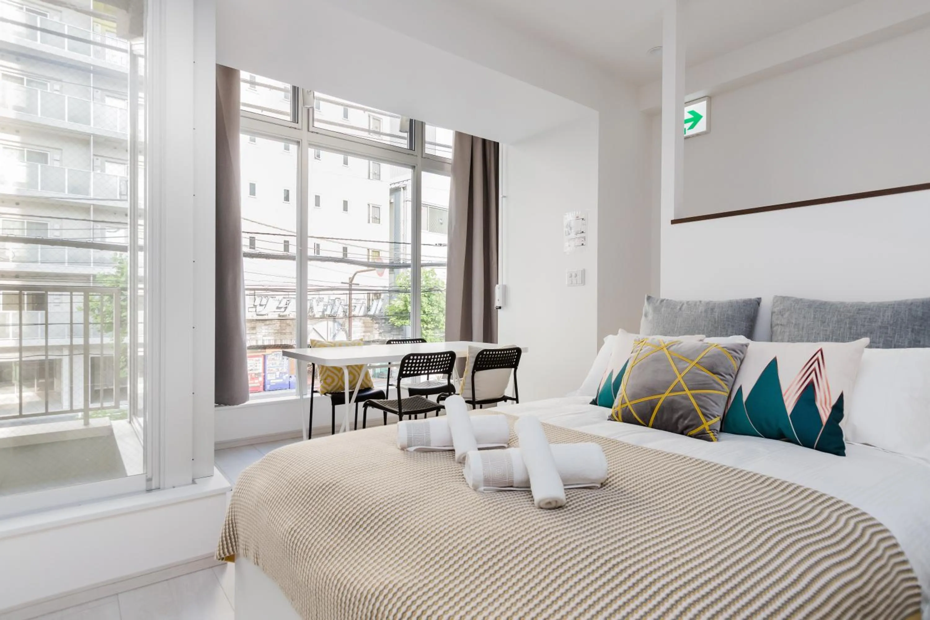 Photo of the whole room, Bed in Hotel Apartment Ueno Inaricho Sta