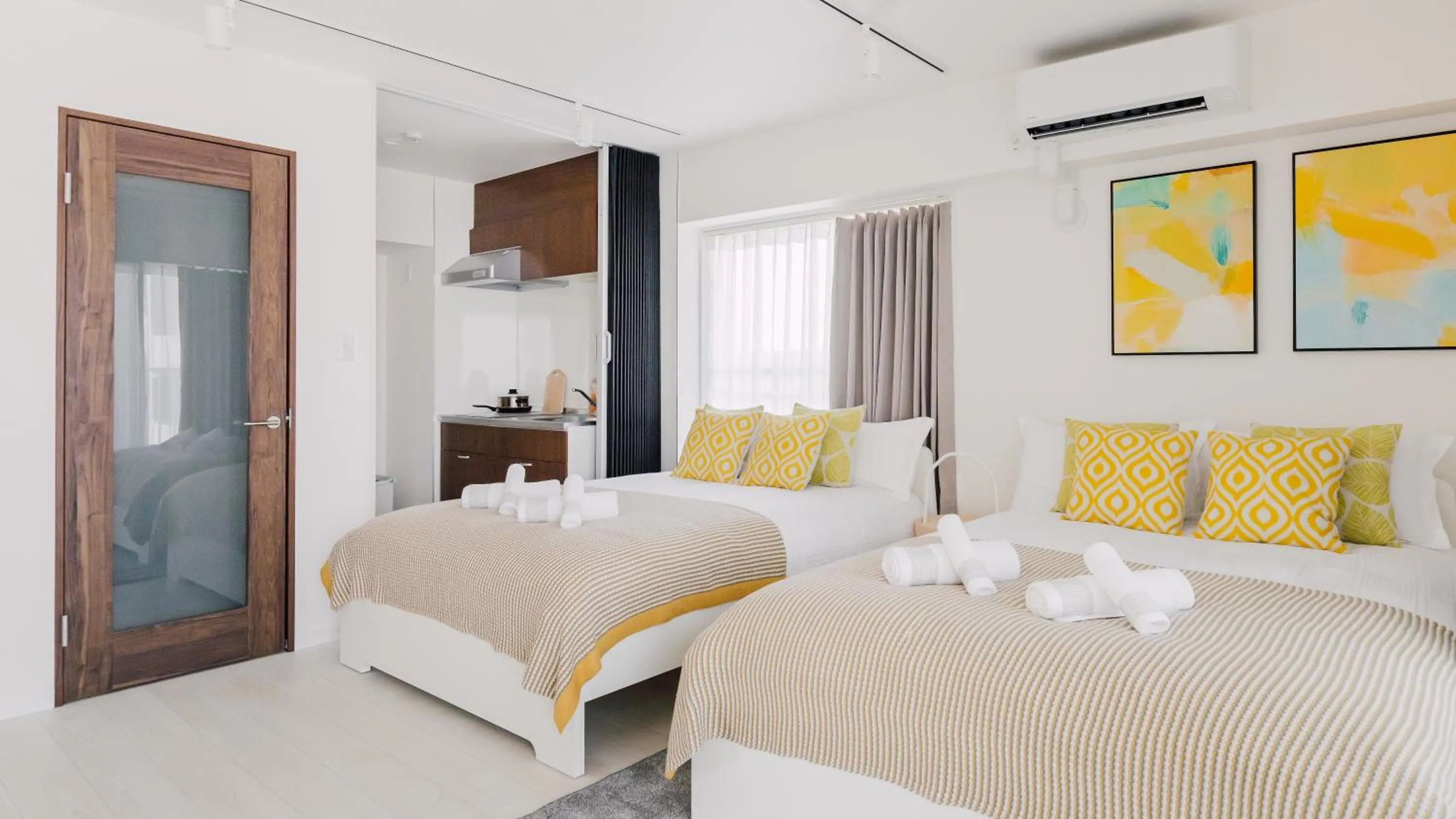 Bed in Hotel Apartment Ueno Inaricho Sta