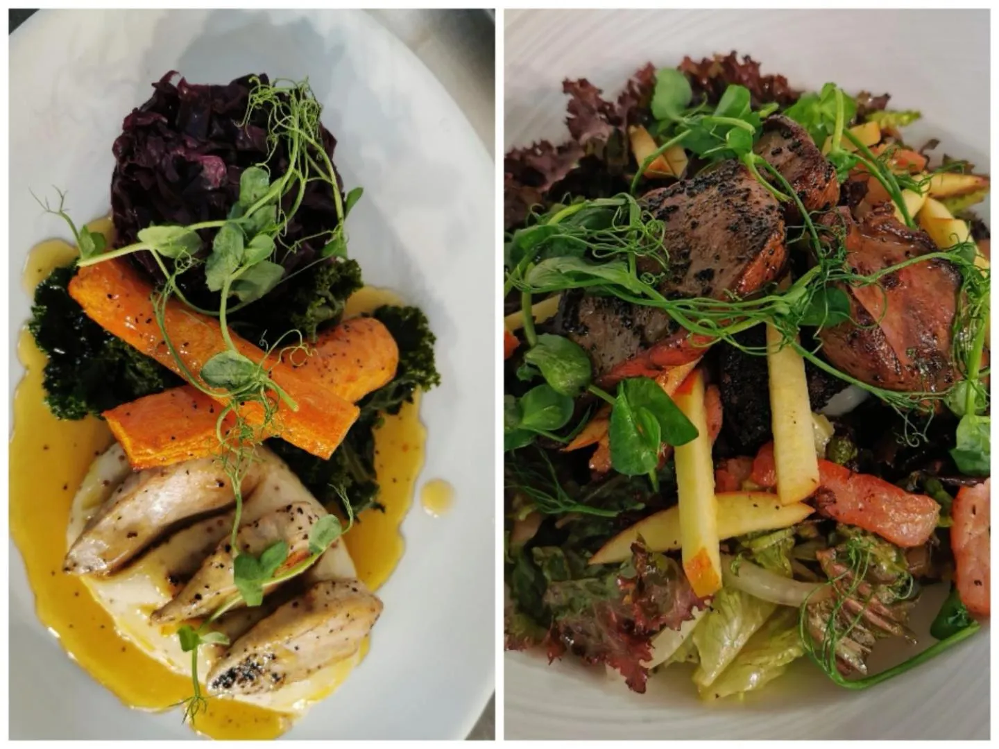 Food and drinks in The Manor House Inn