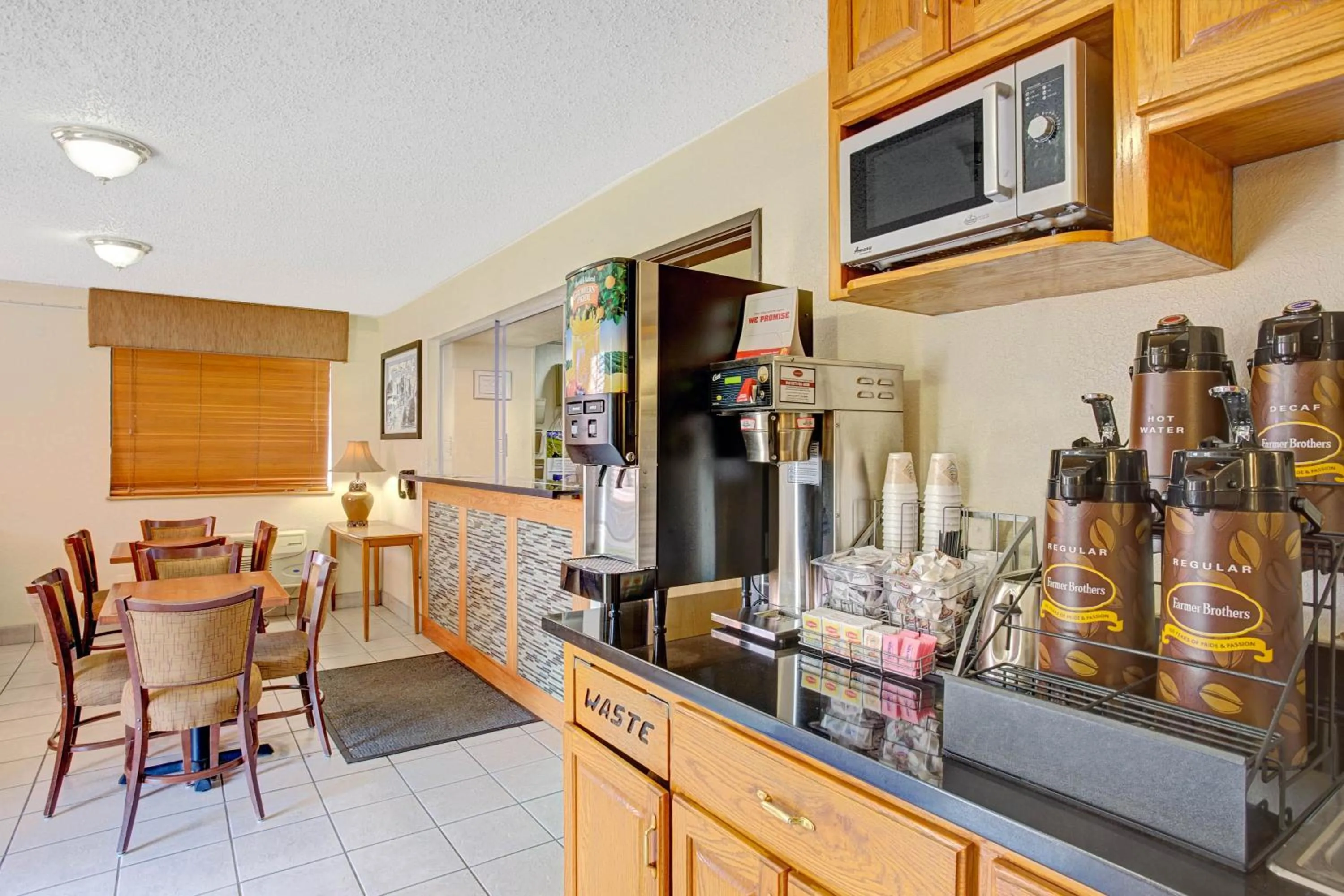 Continental breakfast in Super 8 by Wyndham College Park Wash DC Area