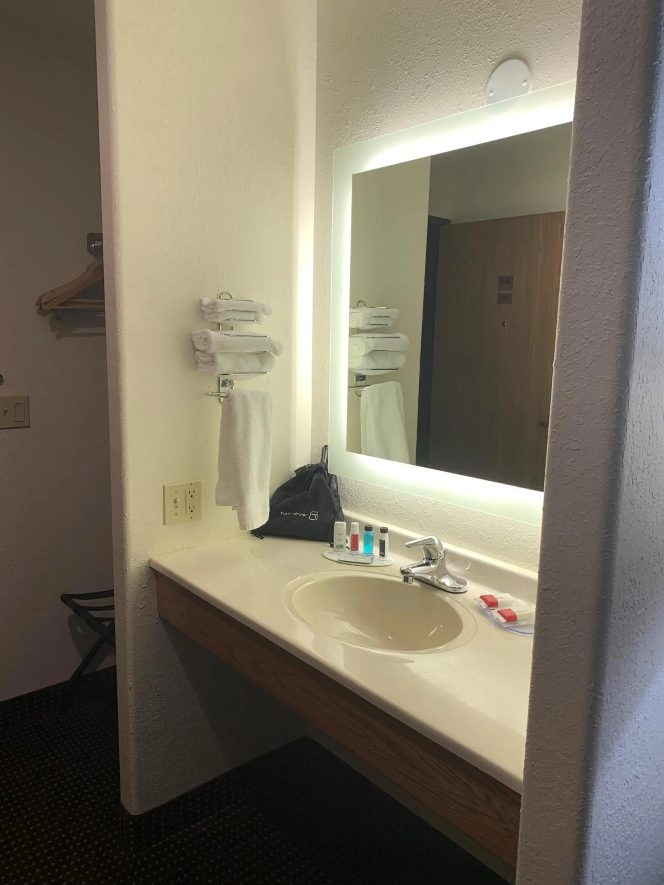 Bathroom in Ramada by Wyndham Hancock Waterfront