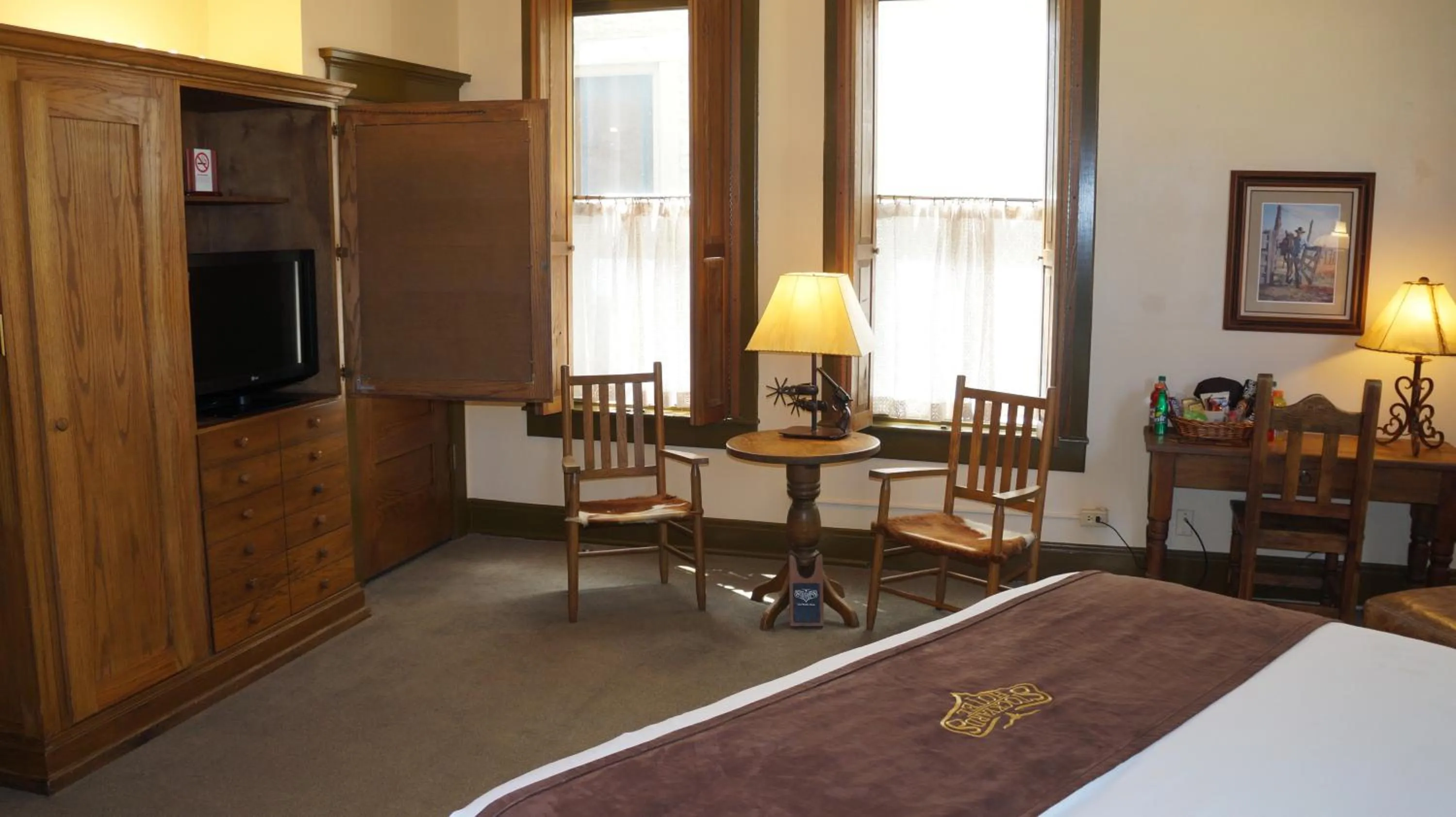 Bedroom, Bed in Stockyards Hotel