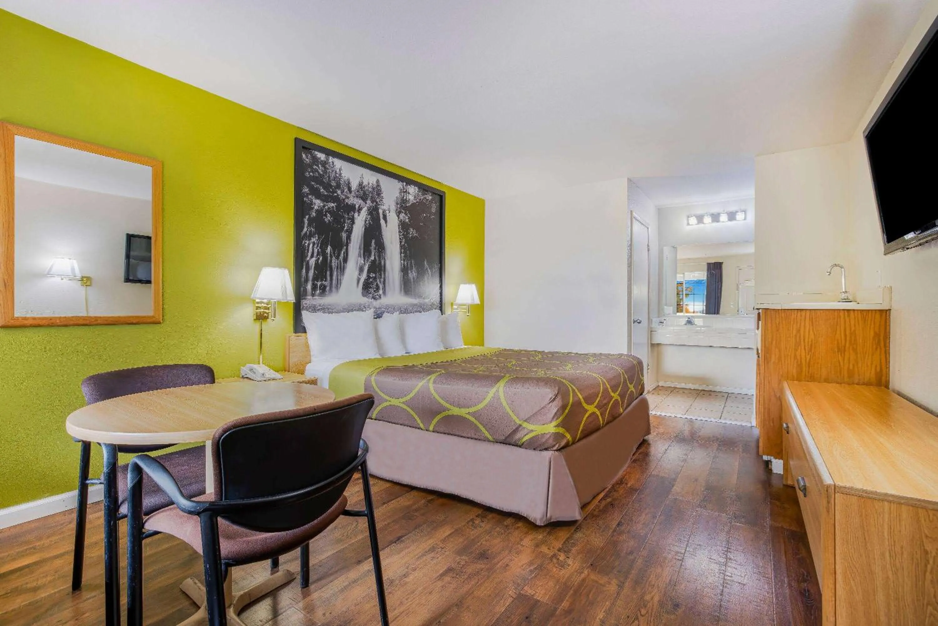 Bed in Super 8 by Wyndham Auburn