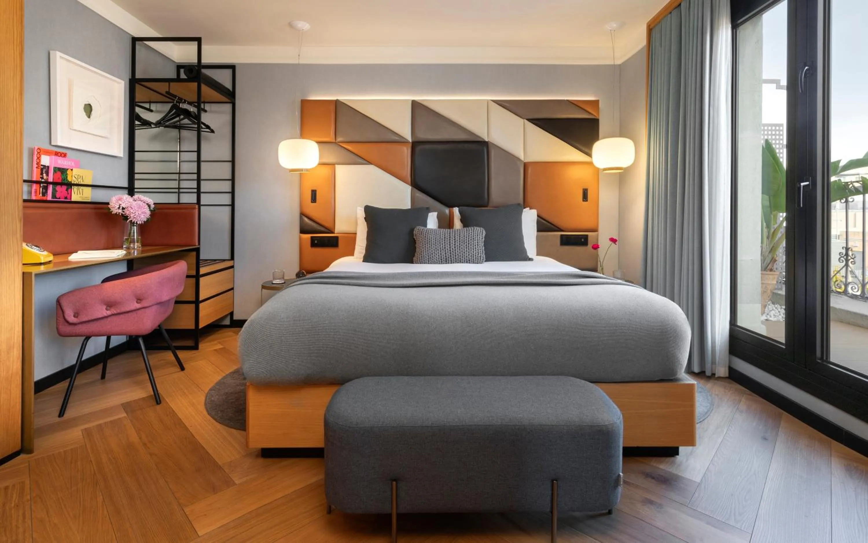 Balcony/Terrace, Bed in Kimpton Vividora Hotel by IHG