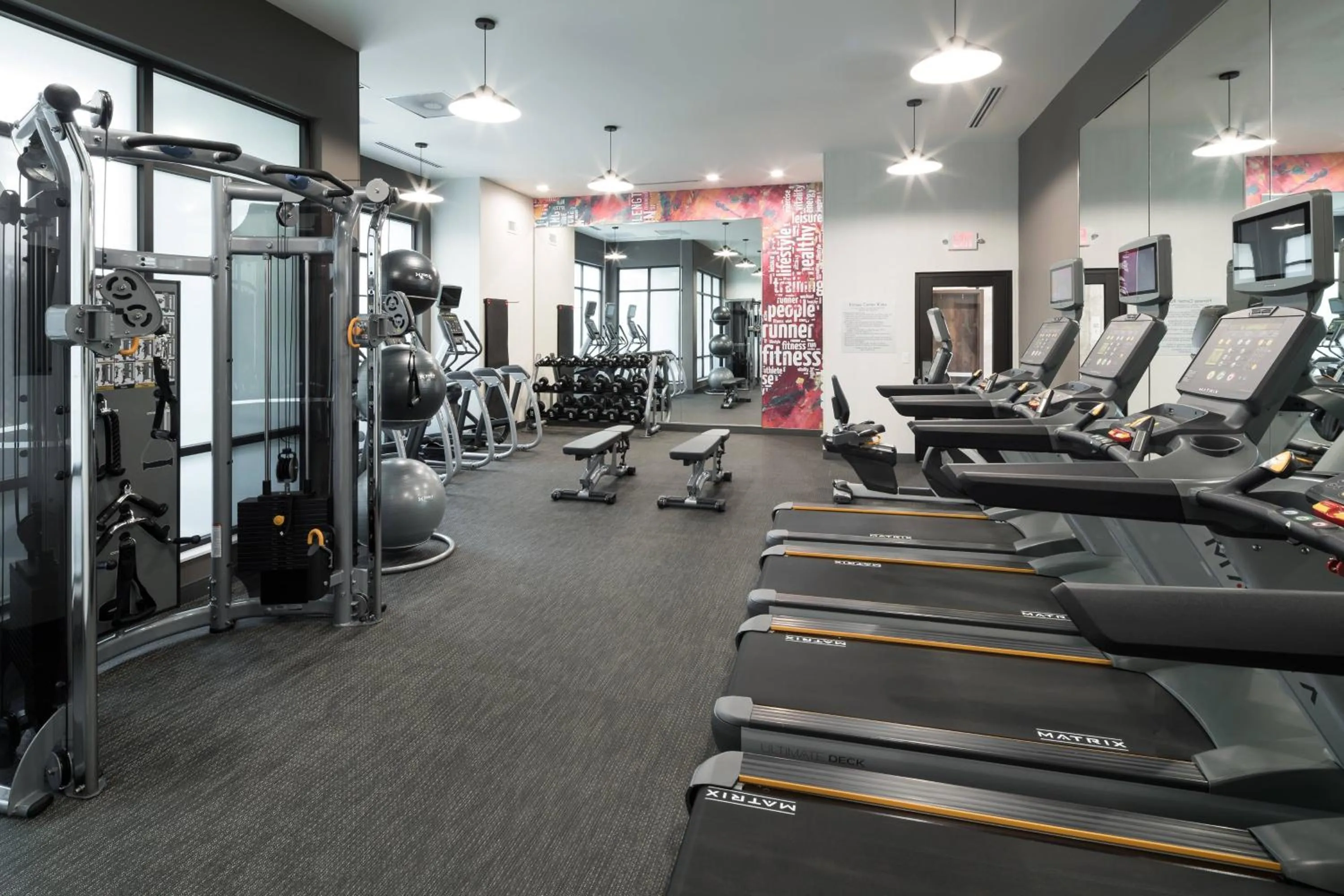 Fitness centre/facilities in Courtyard by Marriott Houston Heights/I-10