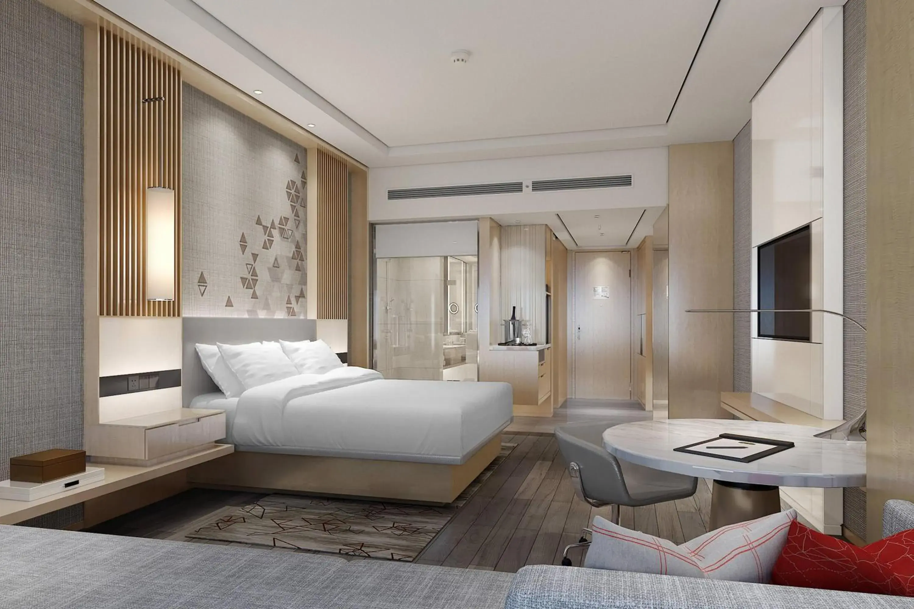 Courtyard Suite, Suite, 1 King, Garden view in Courtyard by Marriott Shanghai Songjiang Courtyard Suite, Suite, 1 King, Garden view in Courtyard by Marriott Shanghai Songjiang