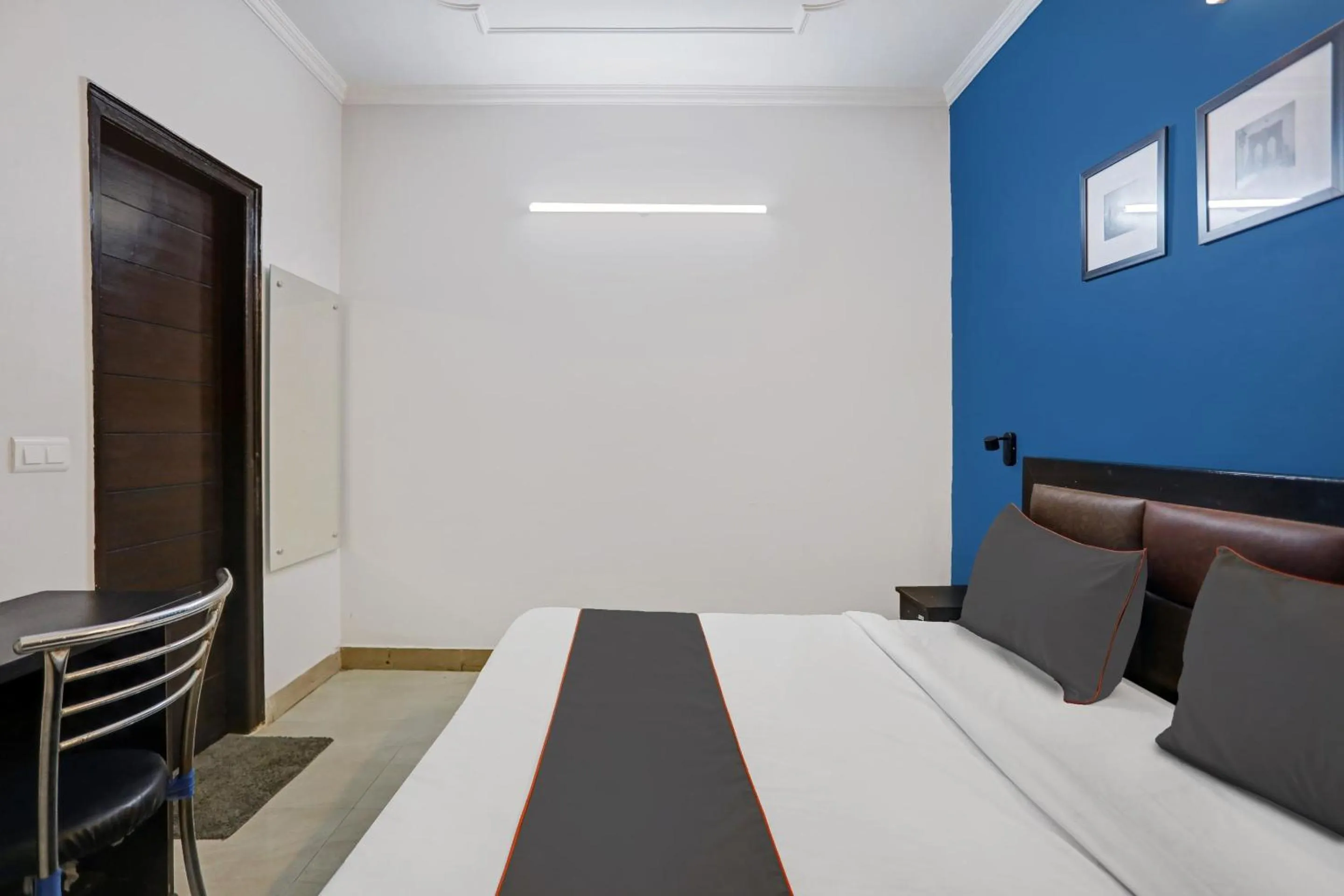 Bedroom, Bed in Collection O Agniv Residency Near Saket Metro