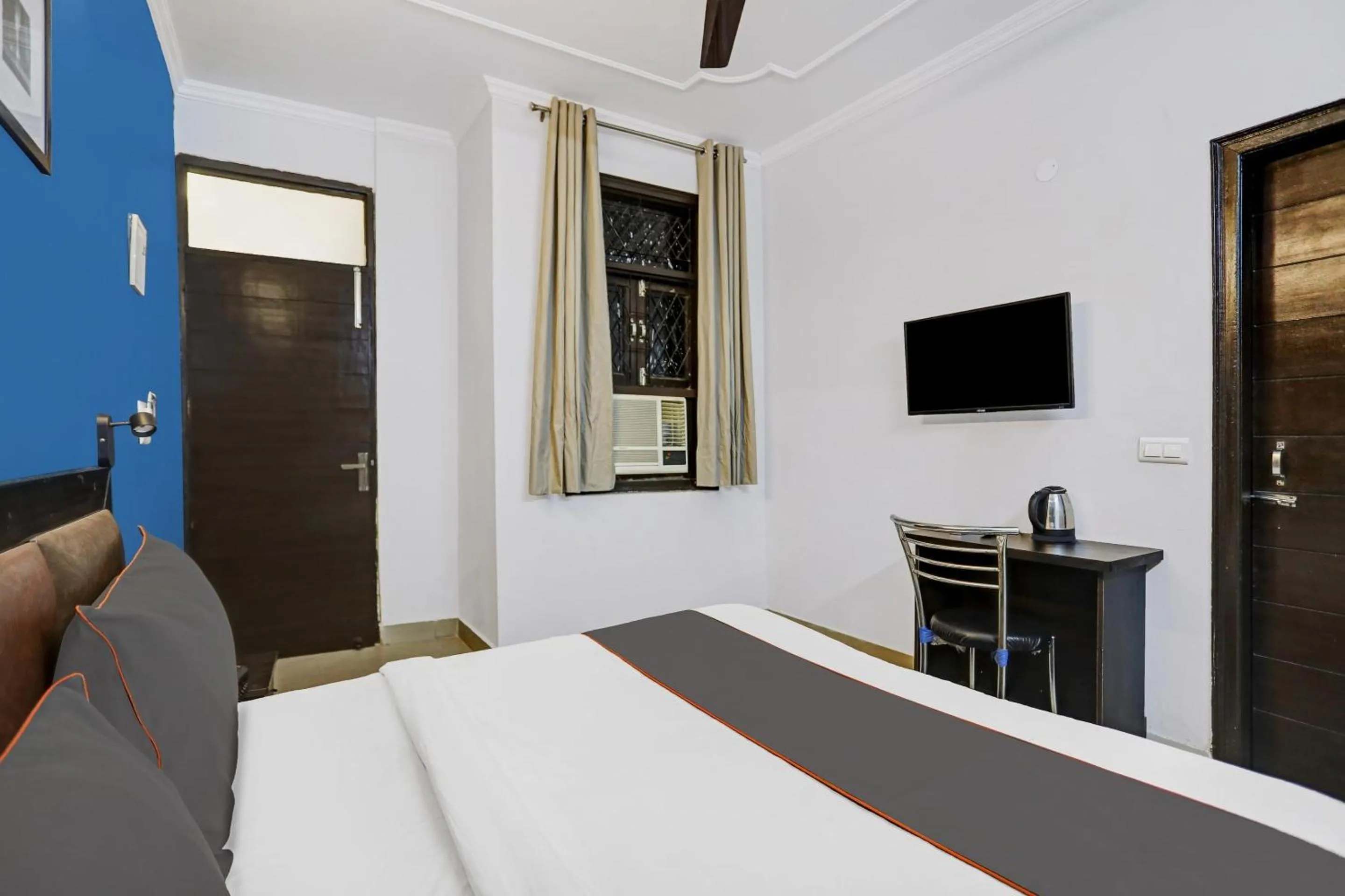 Bedroom, Bed in Collection O Agniv Residency Near Saket Metro