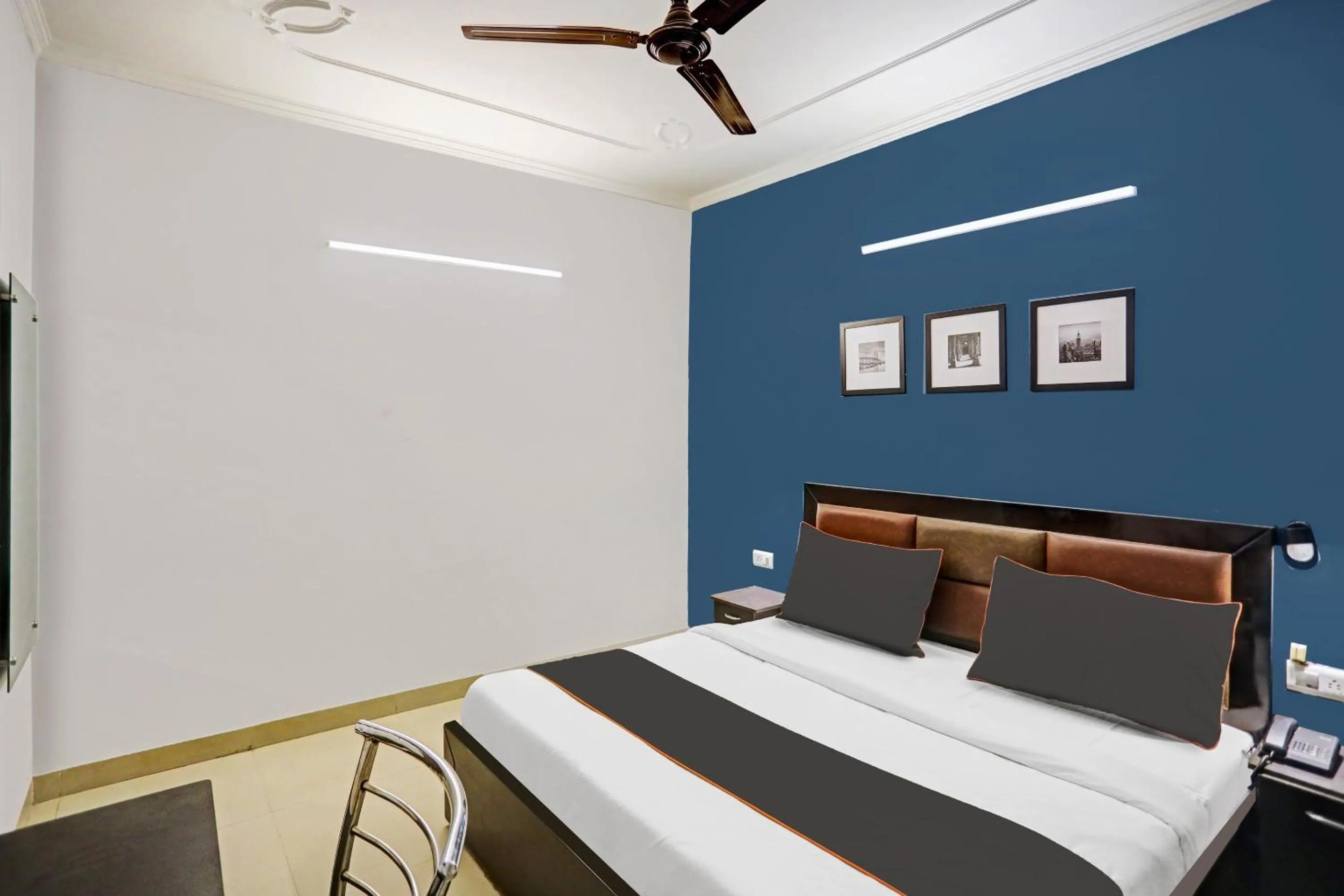 Bedroom, Bed in Collection O Agniv Residency Near Saket Metro