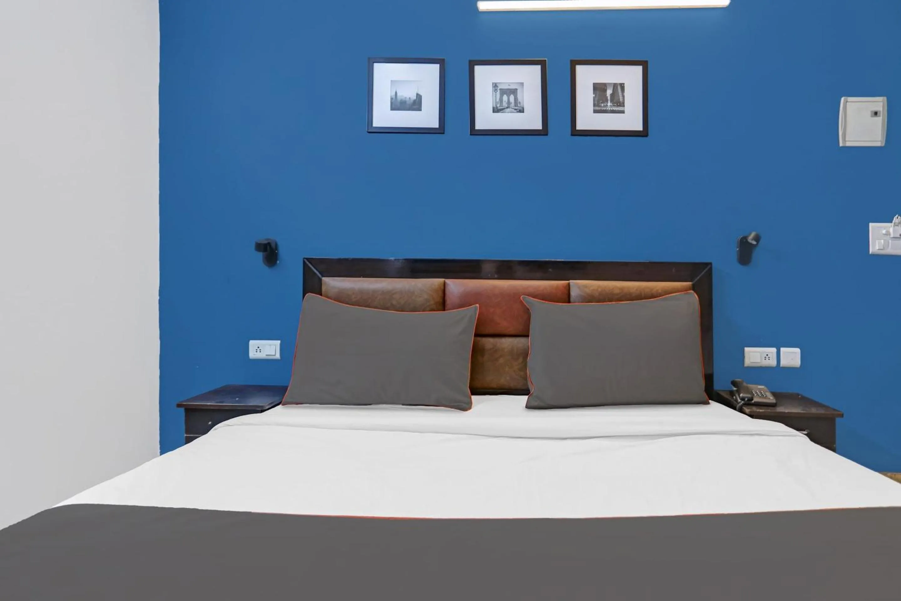 Bedroom, Bed in Collection O Agniv Residency Near Saket Metro