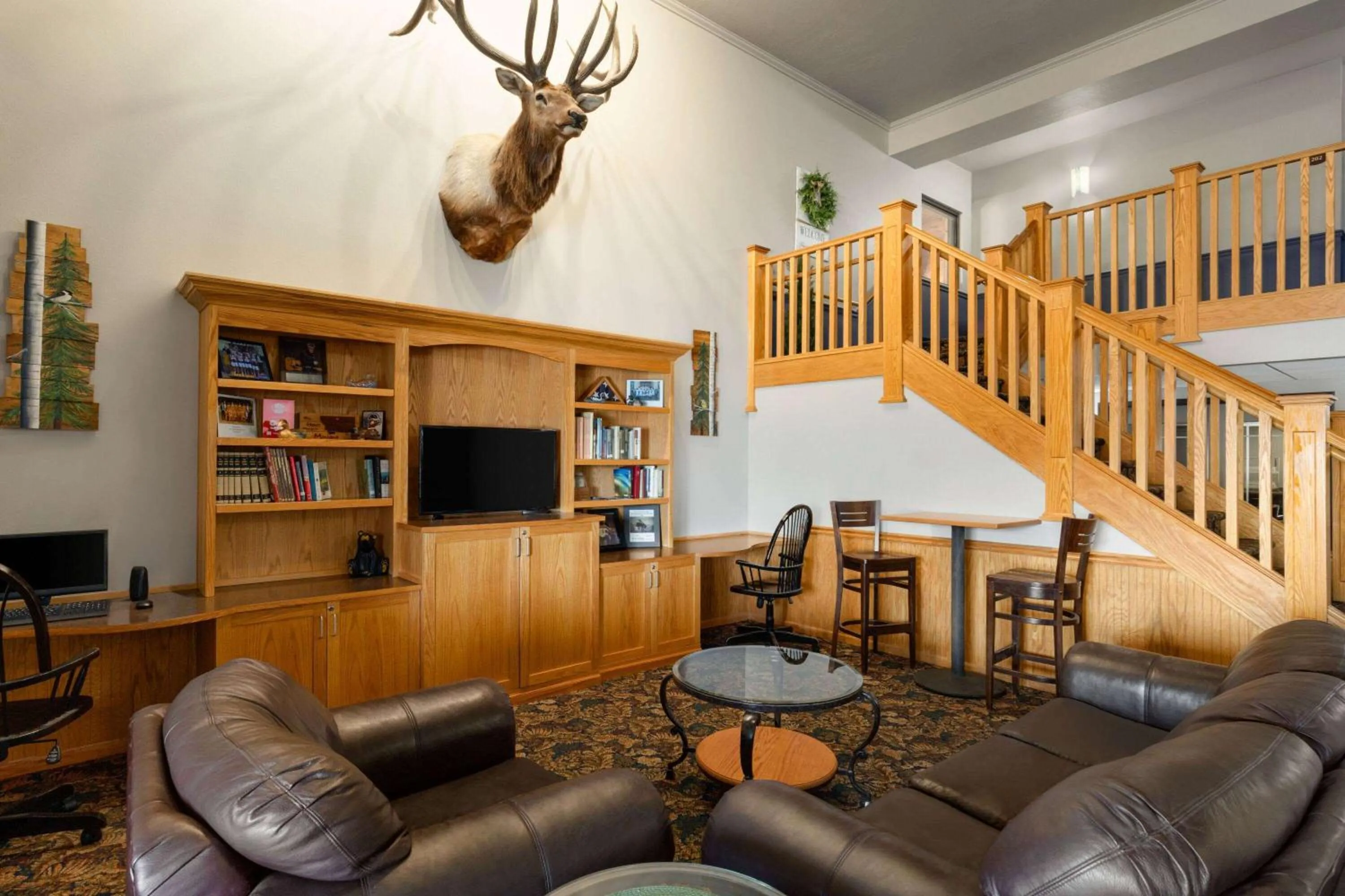 Lobby or reception in AmericInn by Wyndham Havre