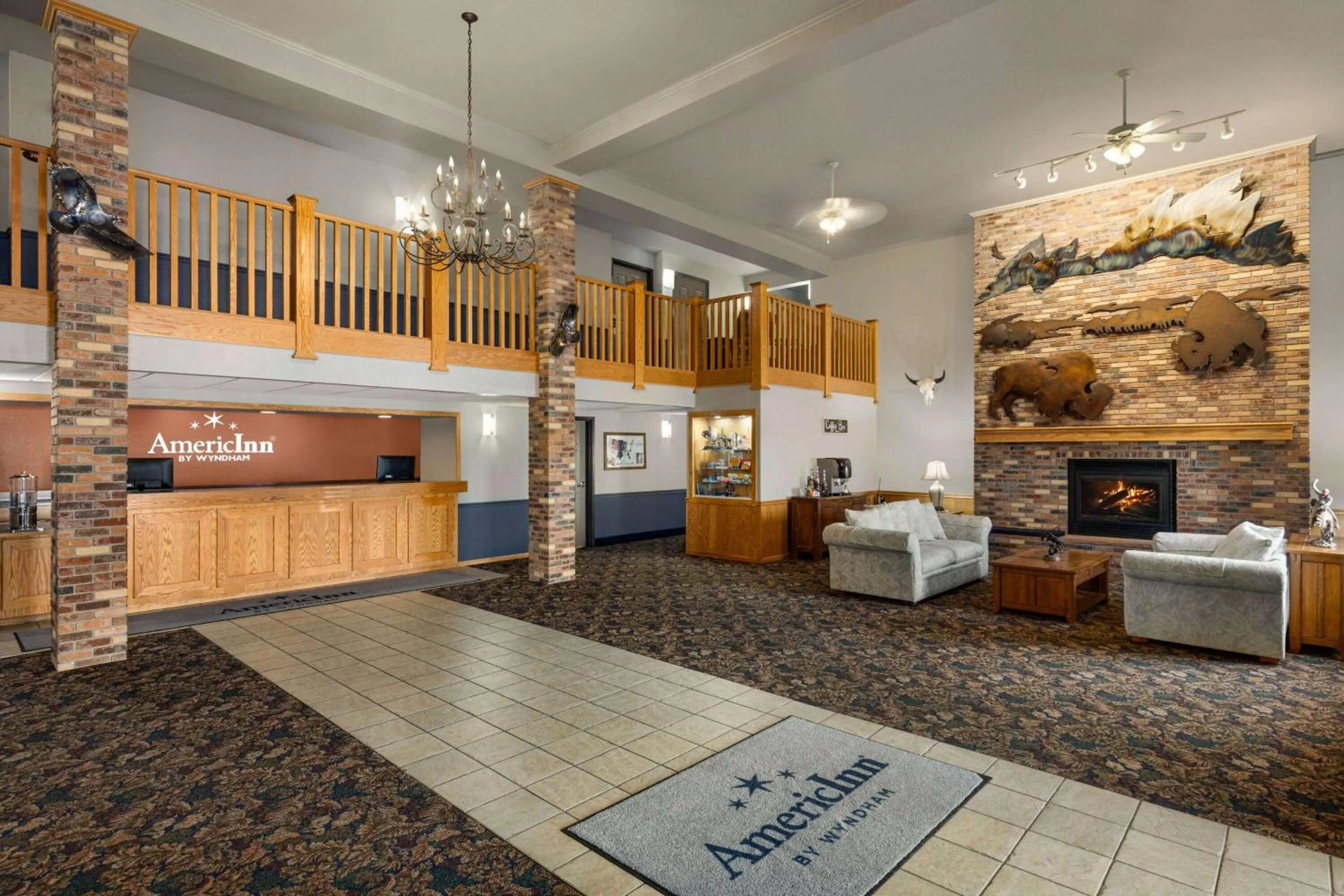 Lobby or reception in AmericInn by Wyndham Havre