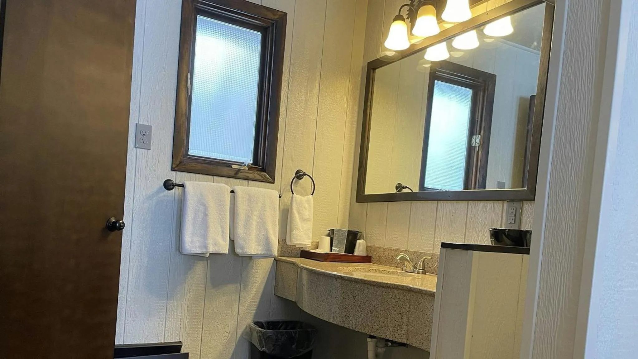 Bathroom in Adirondack Lodge Old Forge