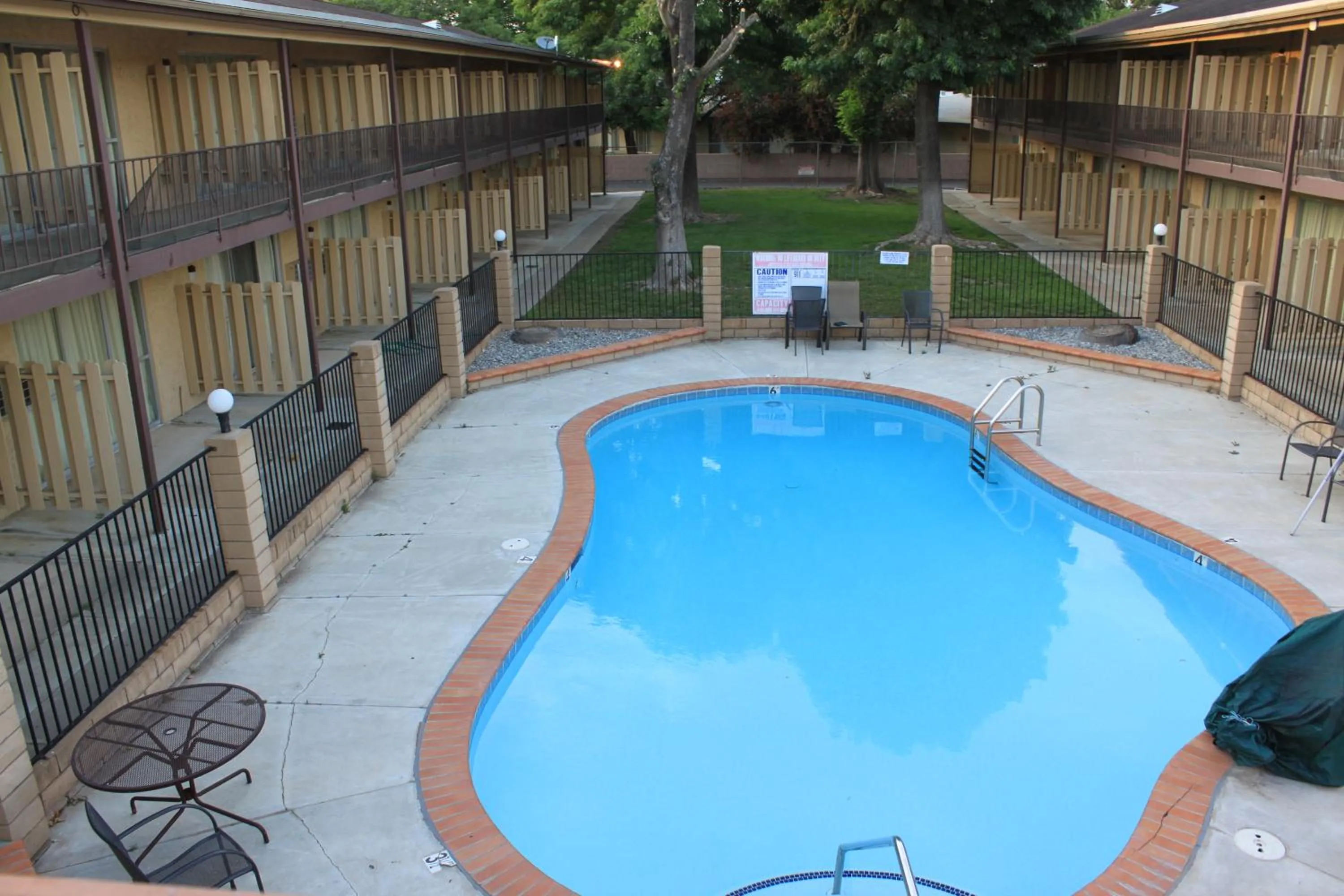 Pool view in Menifee Inn