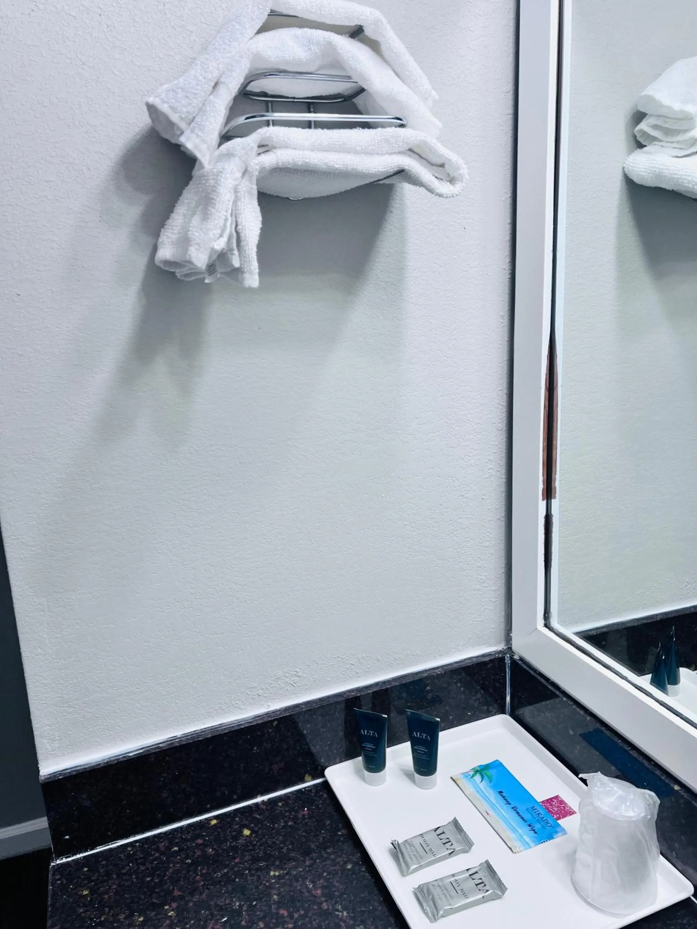 Bathroom in Knights Inn Dillard