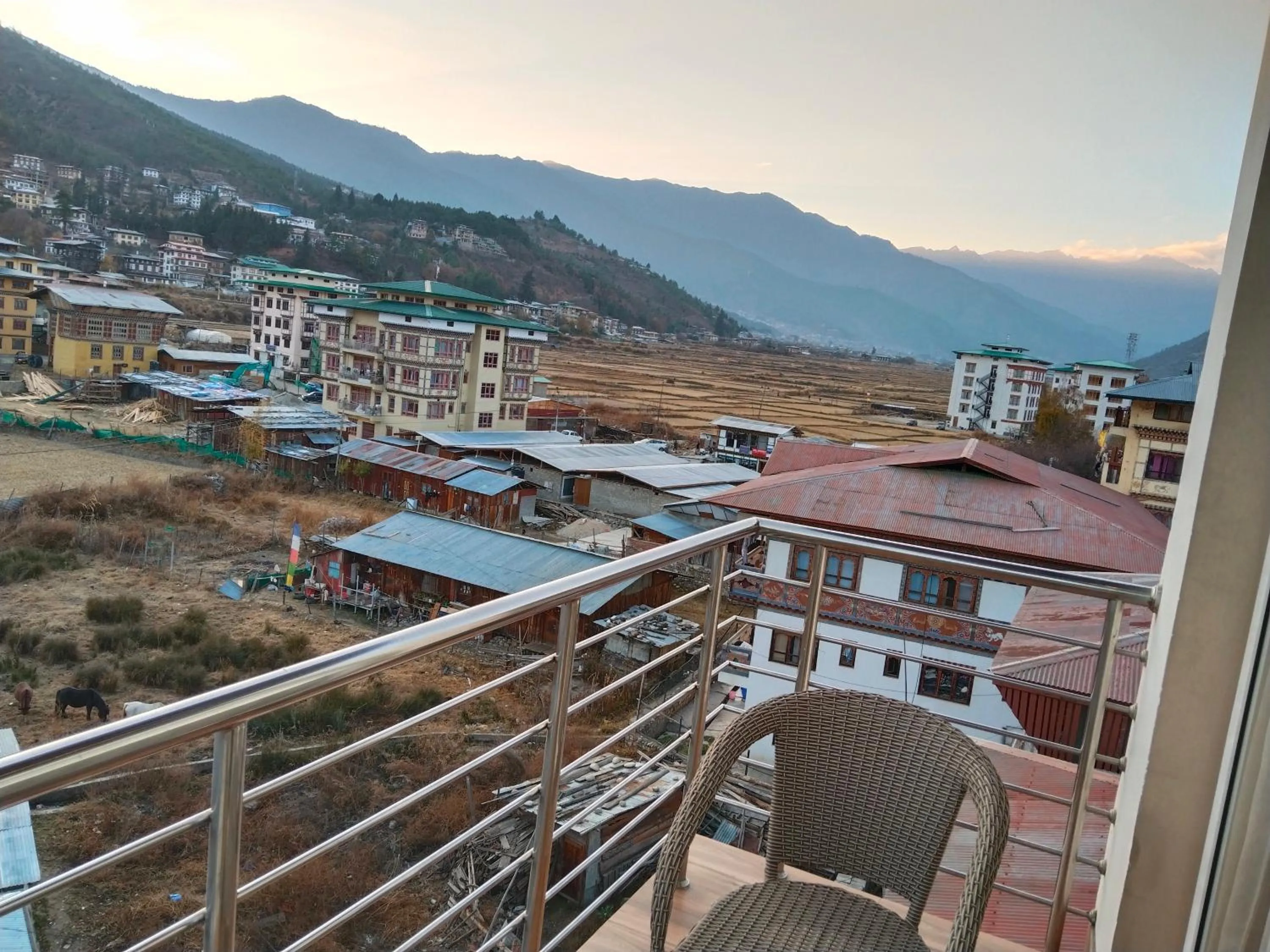 Mountain view in Nirvana Inn