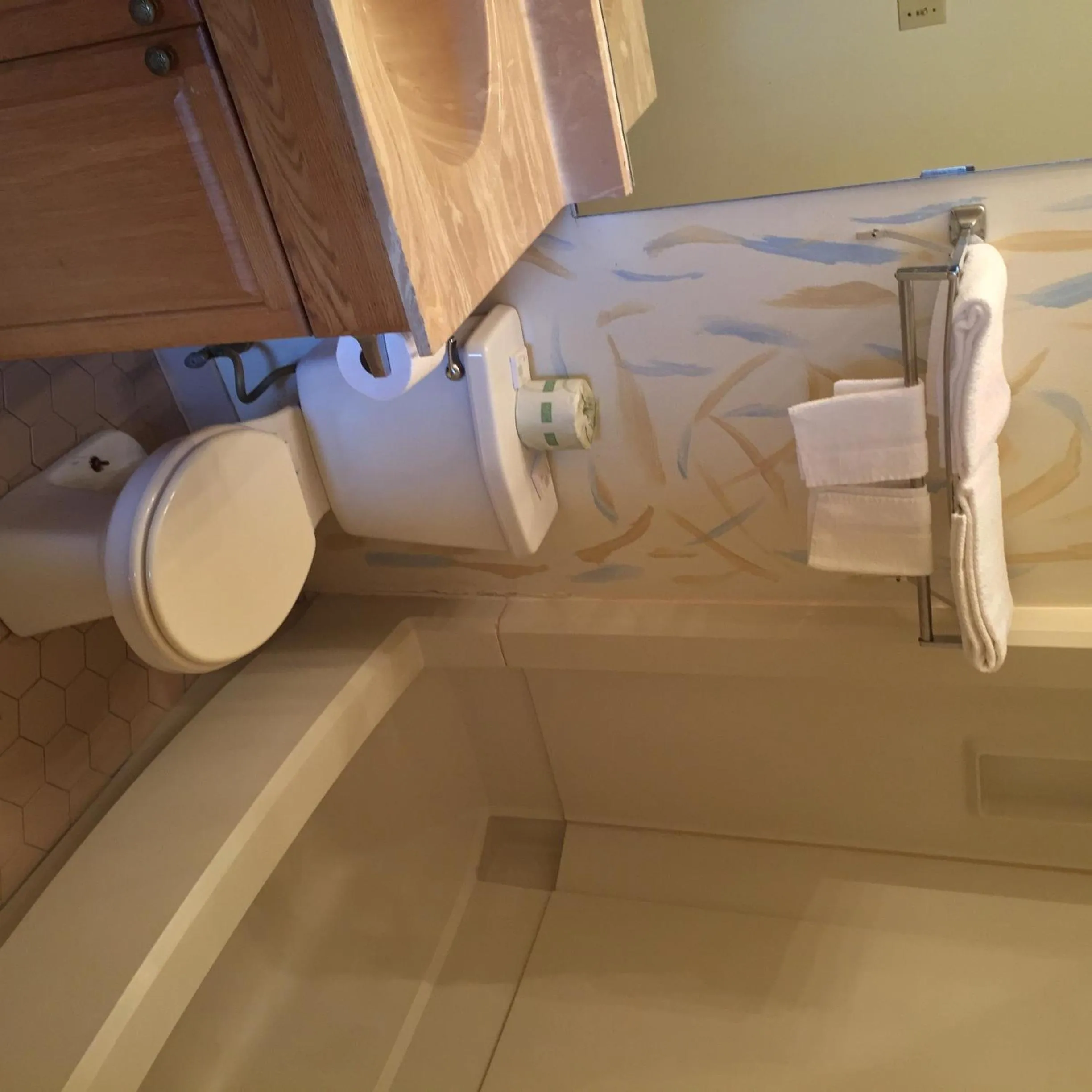 Bathroom in MacThrift Motor Inn