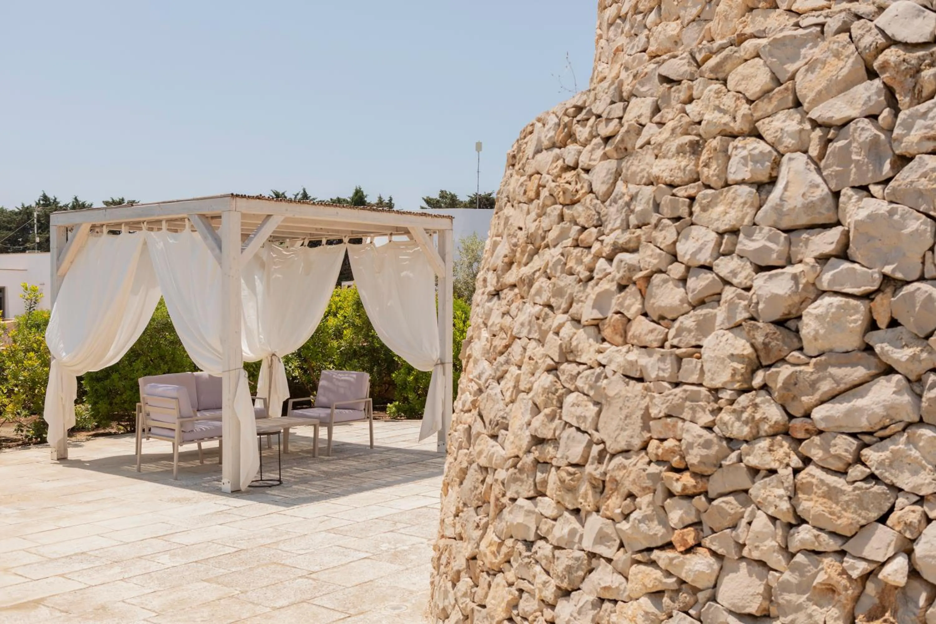 Patio in Palummare - Agri Hotel Relais