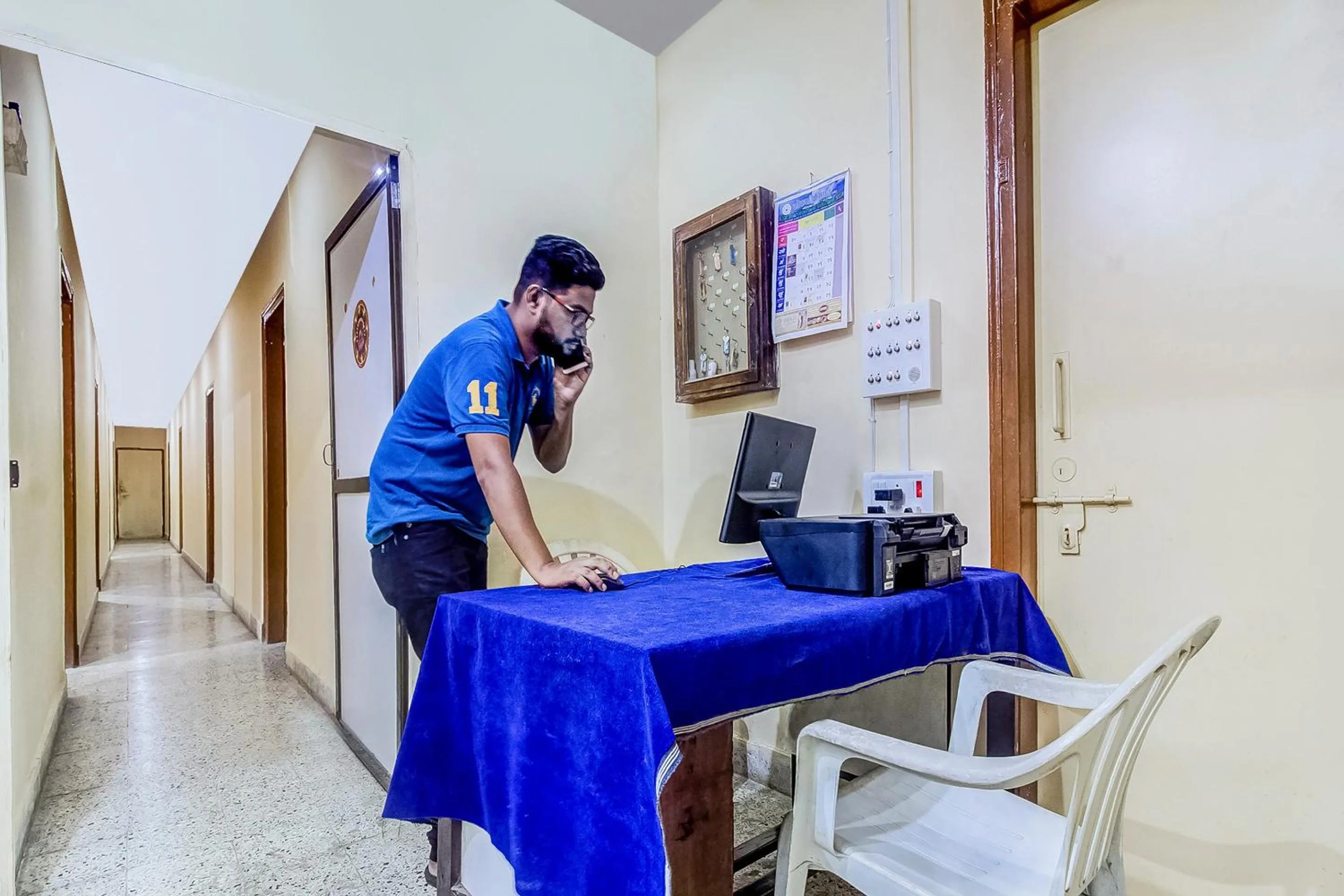 Lobby or reception in Hotel O New Ushakal Lodging & Boarding