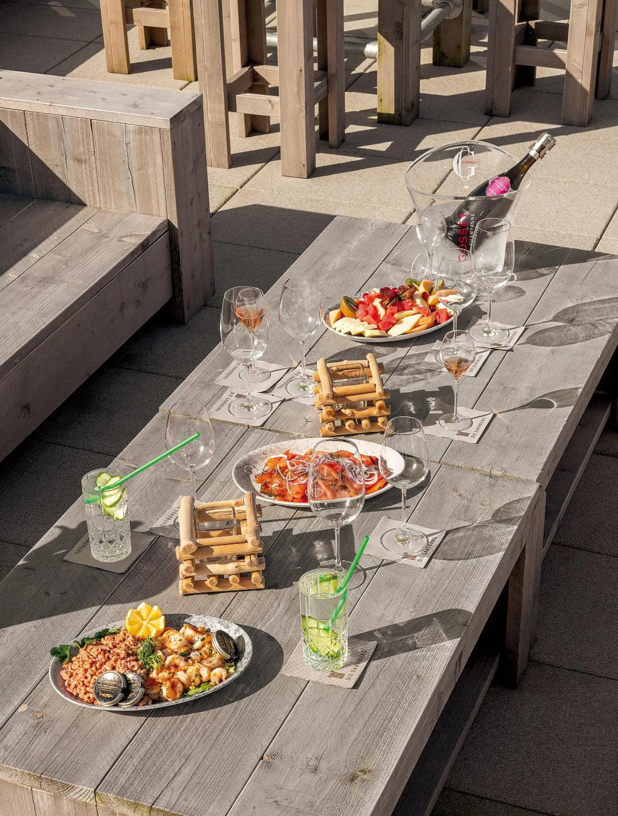 Restaurant/places to eat in Die Sandburg