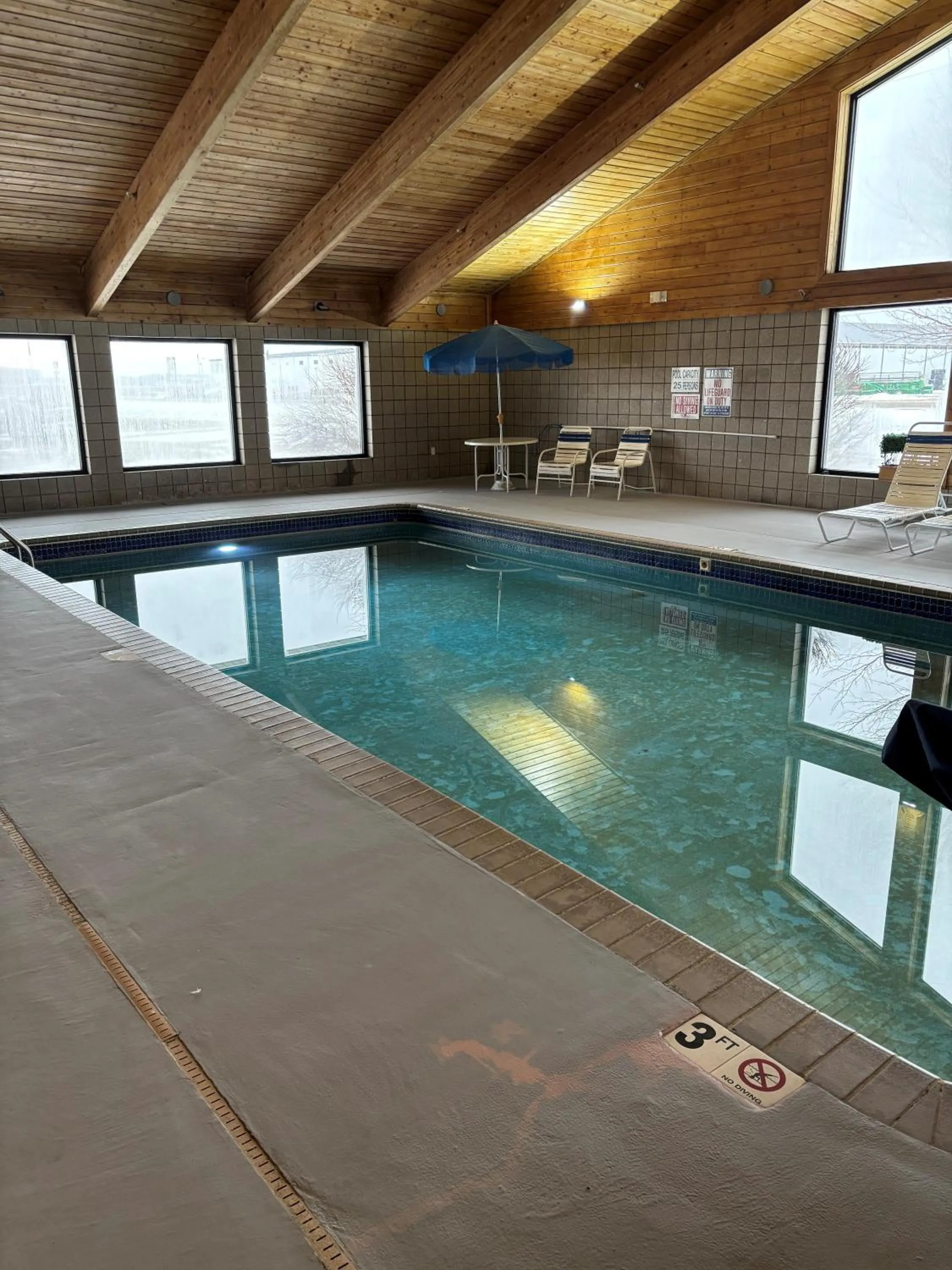 Swimming pool in AmericInn by Wyndham Webster City