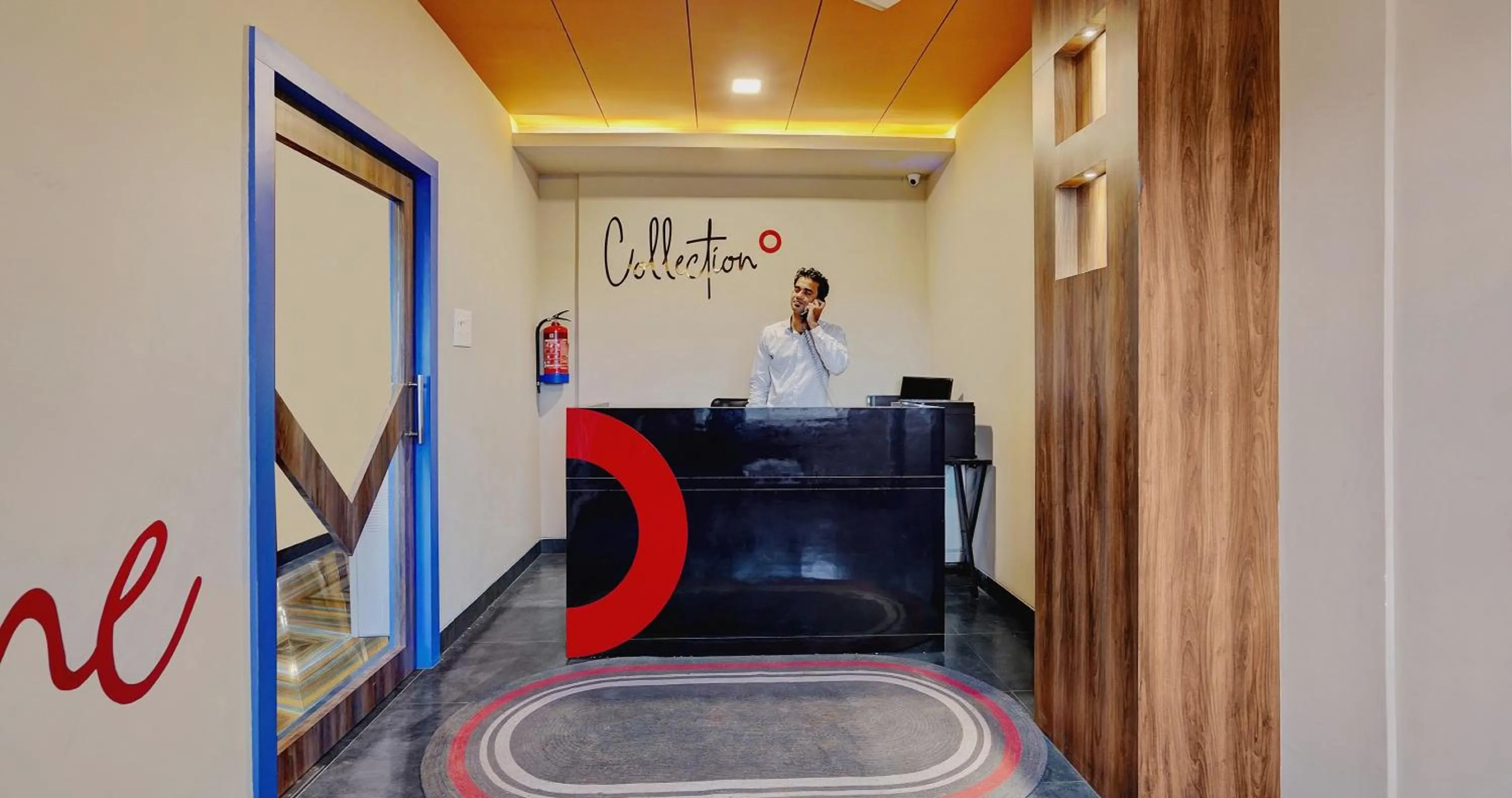 Lobby or reception in Super Collection O Kalinga Bapuji Nagar