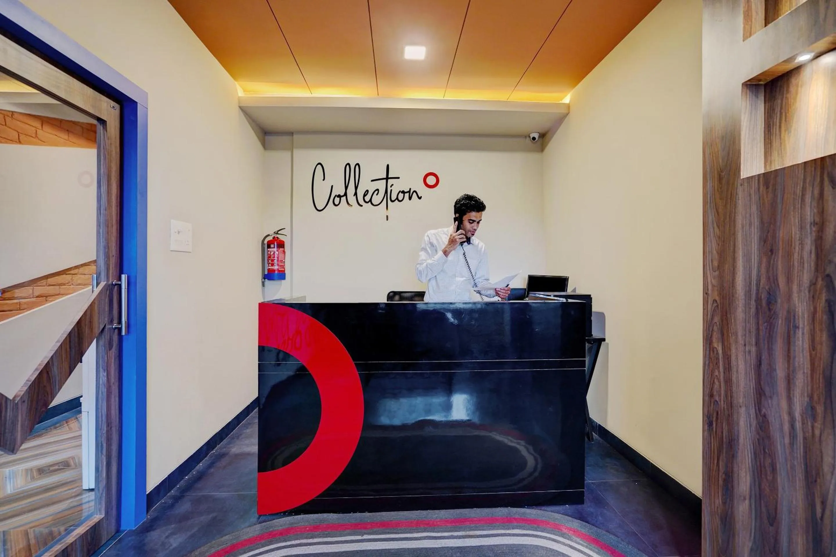 Lobby or reception in Super Collection O Kalinga Bapuji Nagar