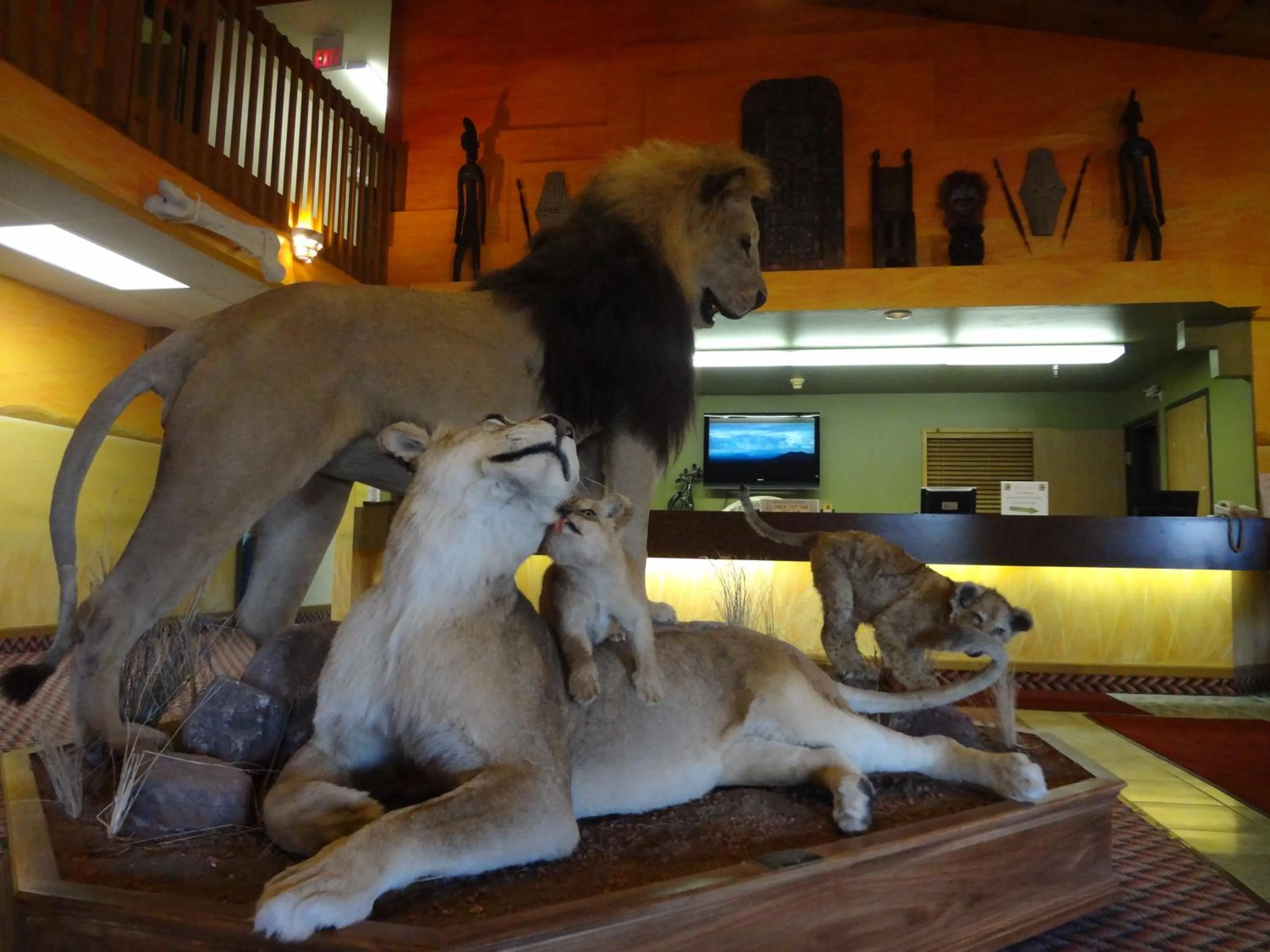 Lobby or reception in Kings Inn Cody