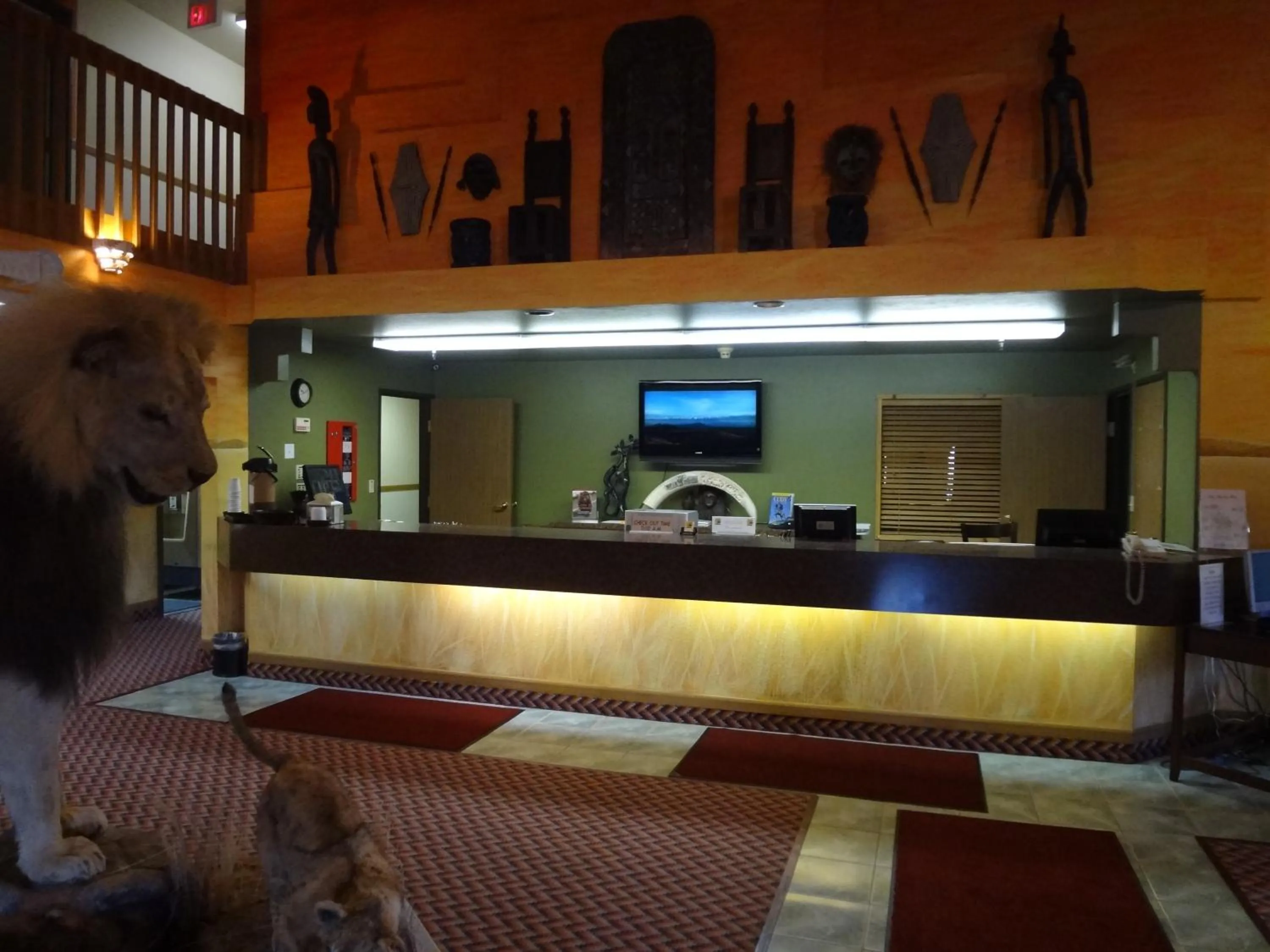 Lobby or reception in Kings Inn Cody