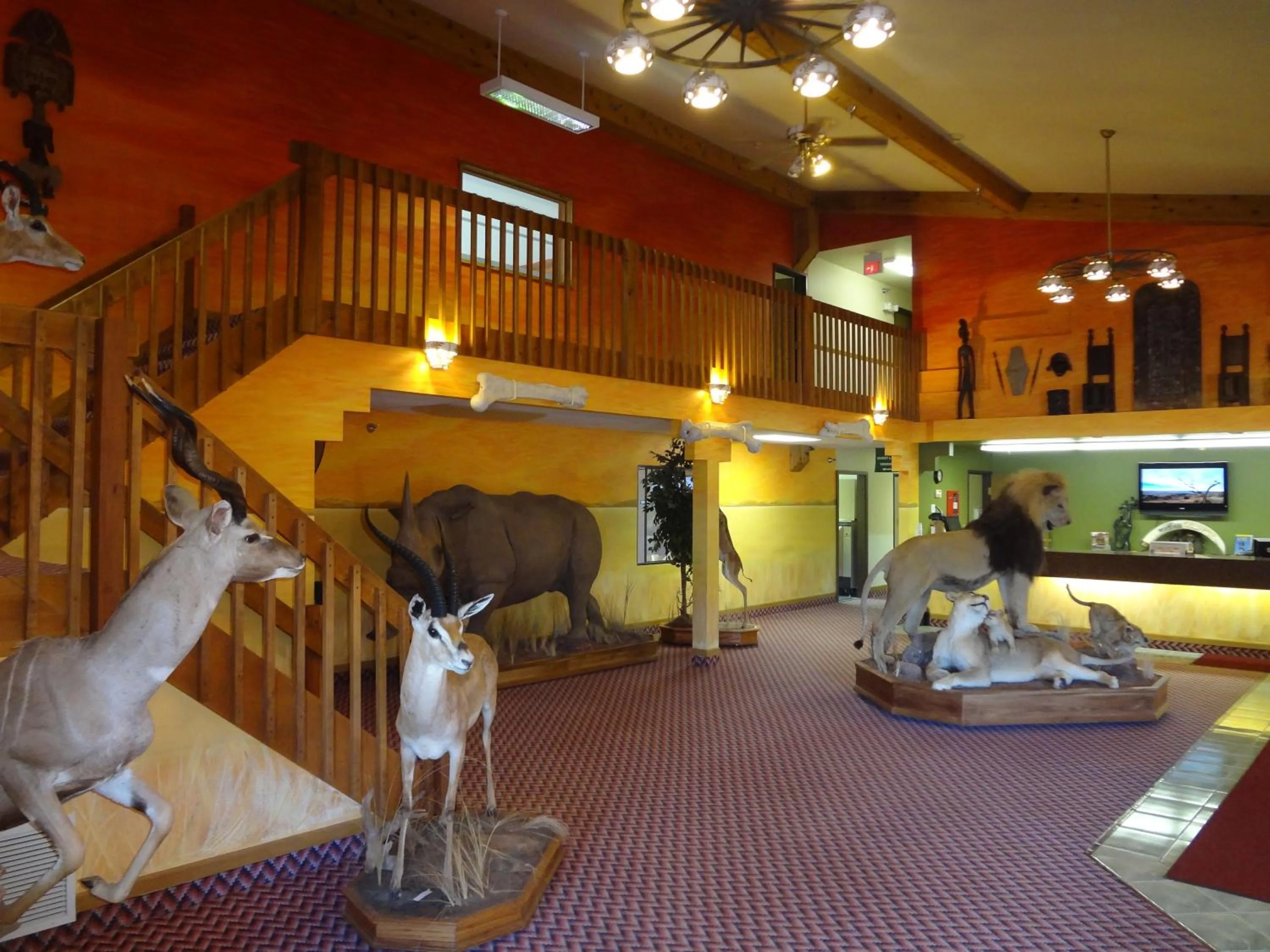 Lobby or reception in Kings Inn Cody