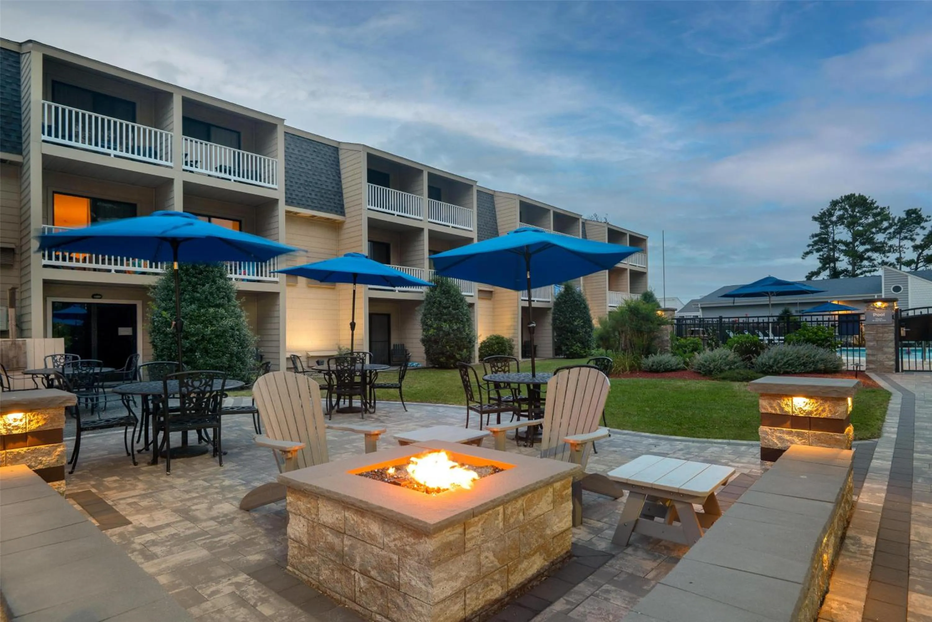 Patio in Spark by Hilton Chincoteague Island