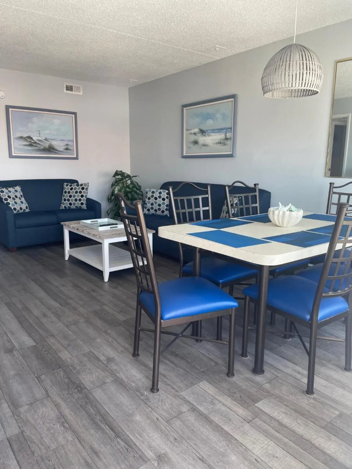 Seating area in Acacia Beachfront Resort