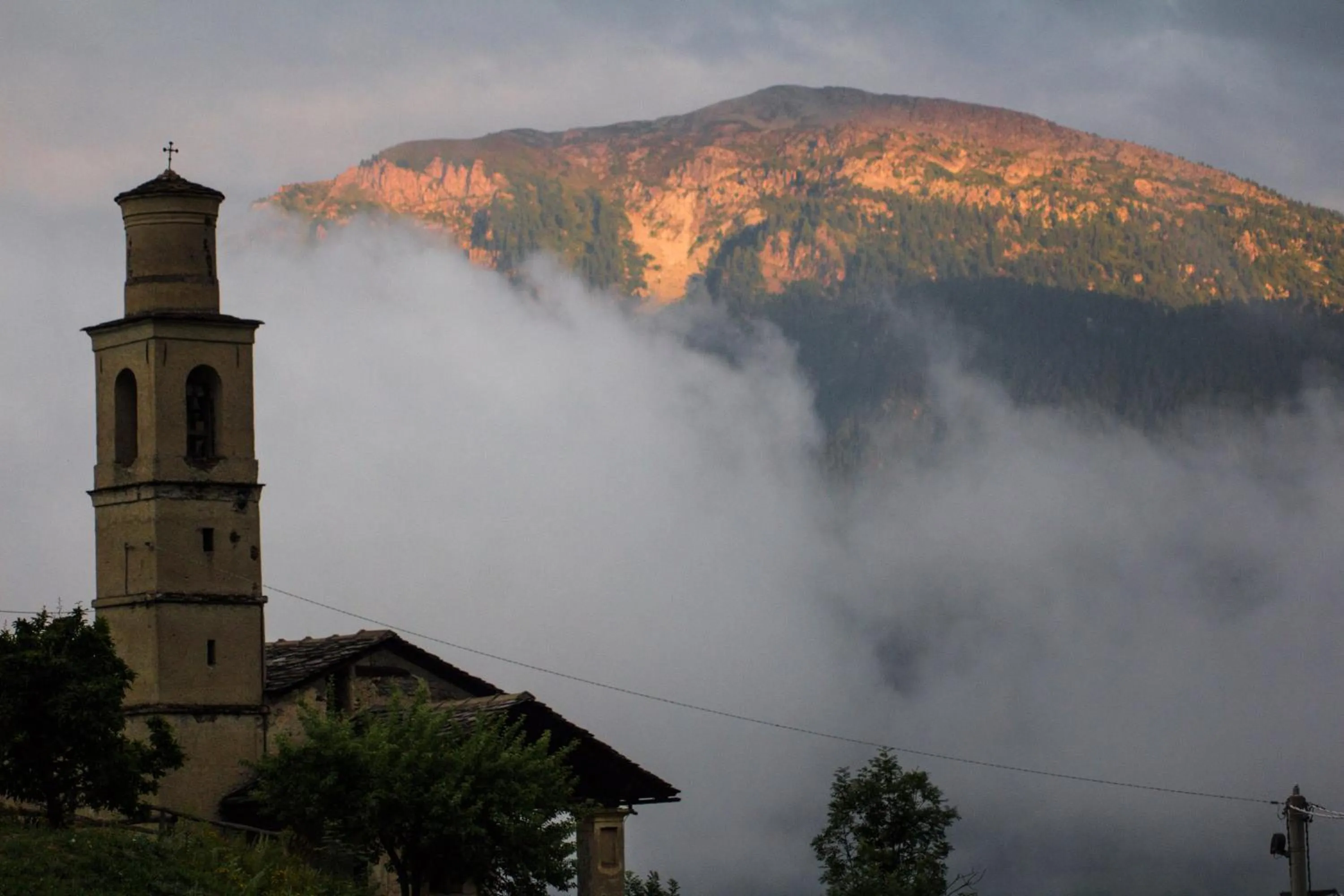 Mountain view in Agri-b&b Lou Col