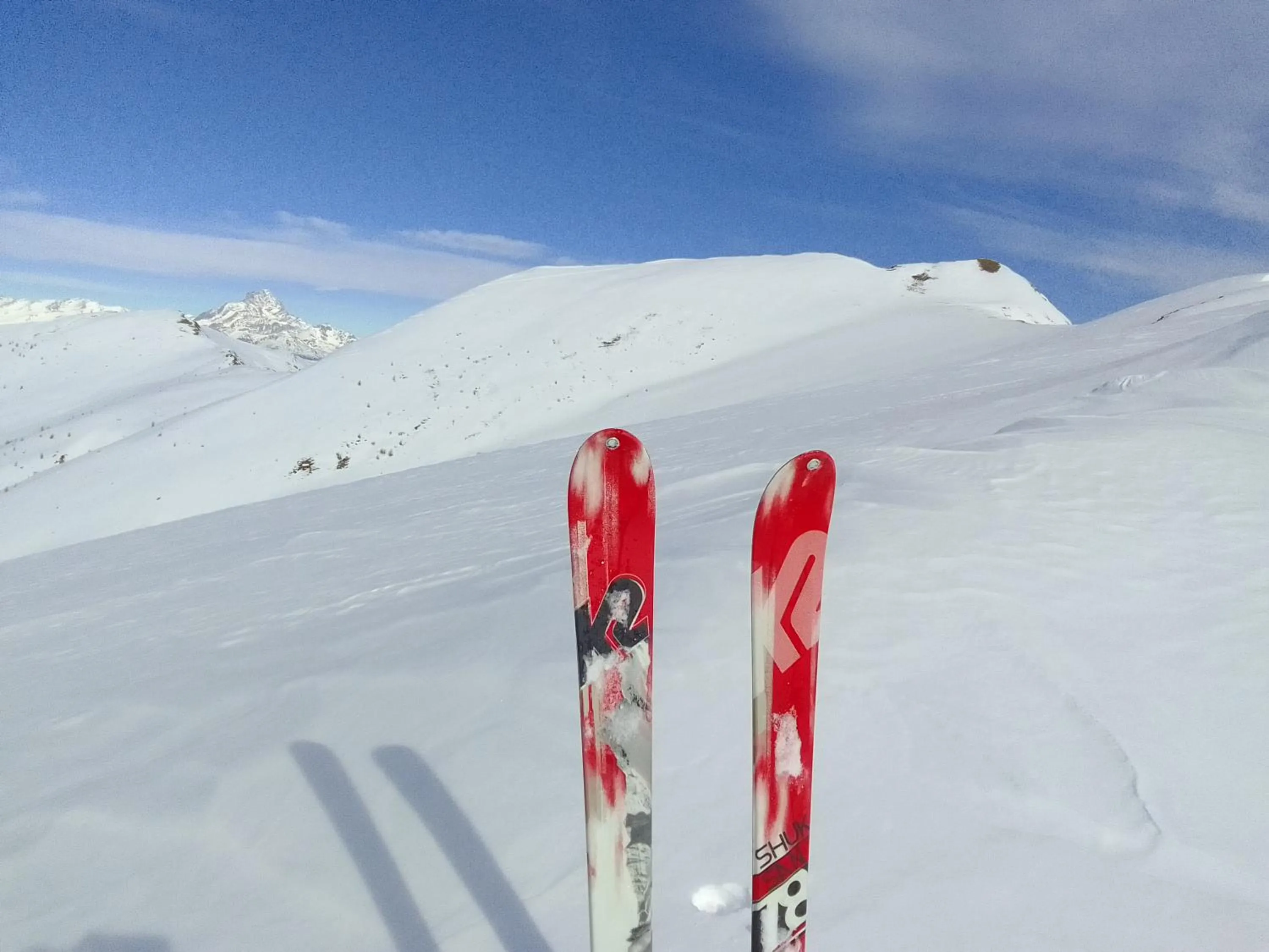 Skiing in Agri-b&b Lou Col