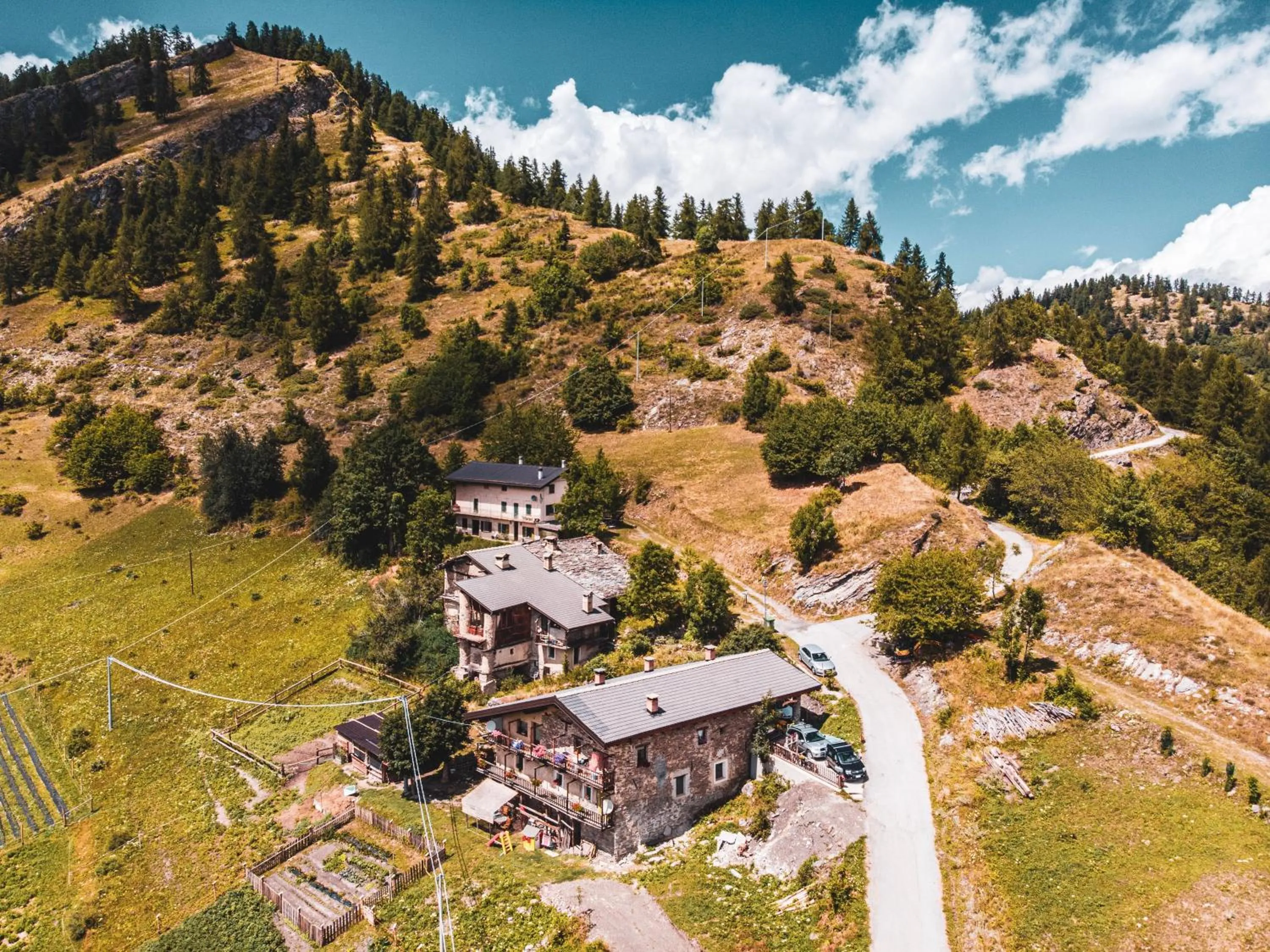 Natural landscape in Agri-b&b Lou Col