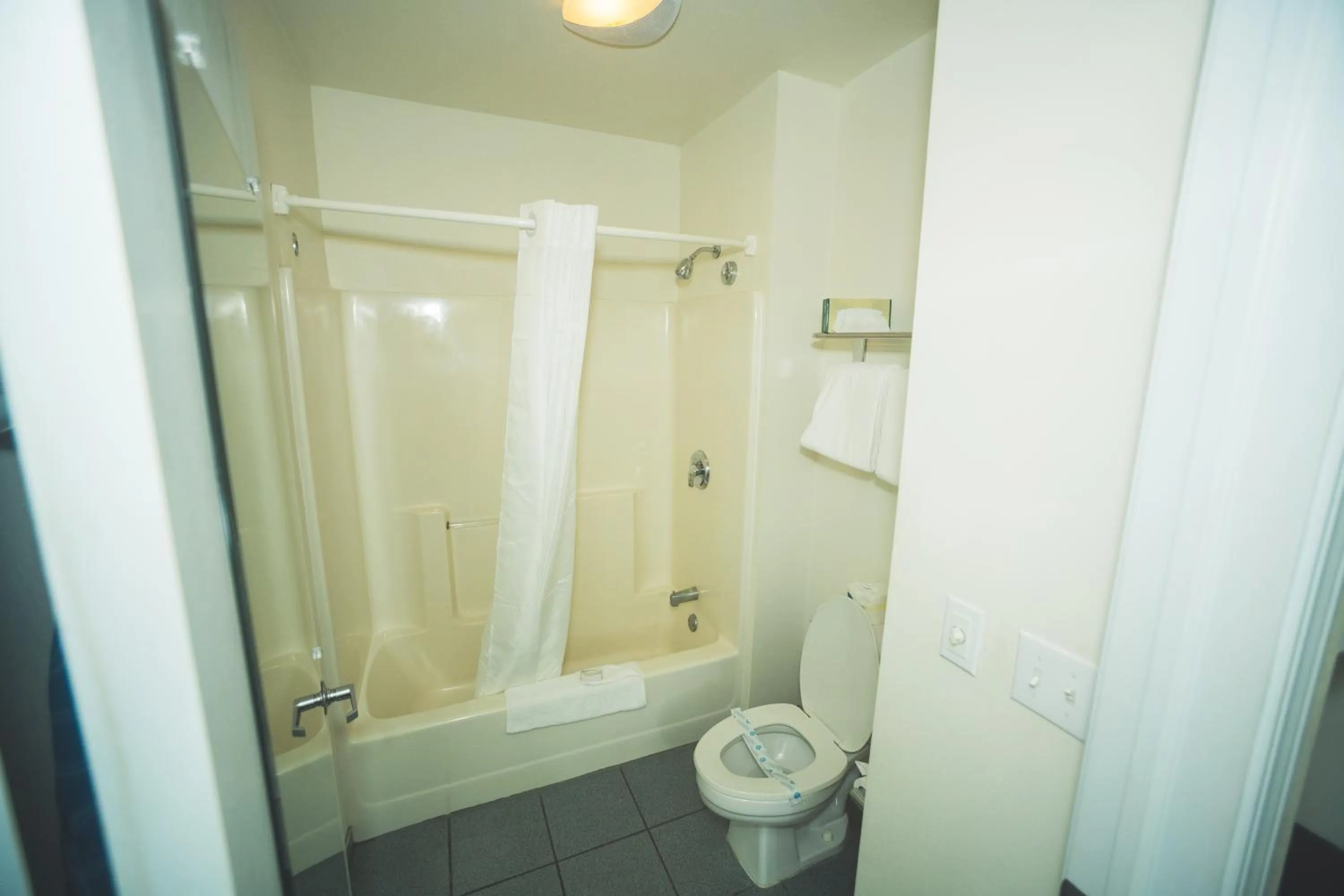 Bathroom in The Chalet Motel