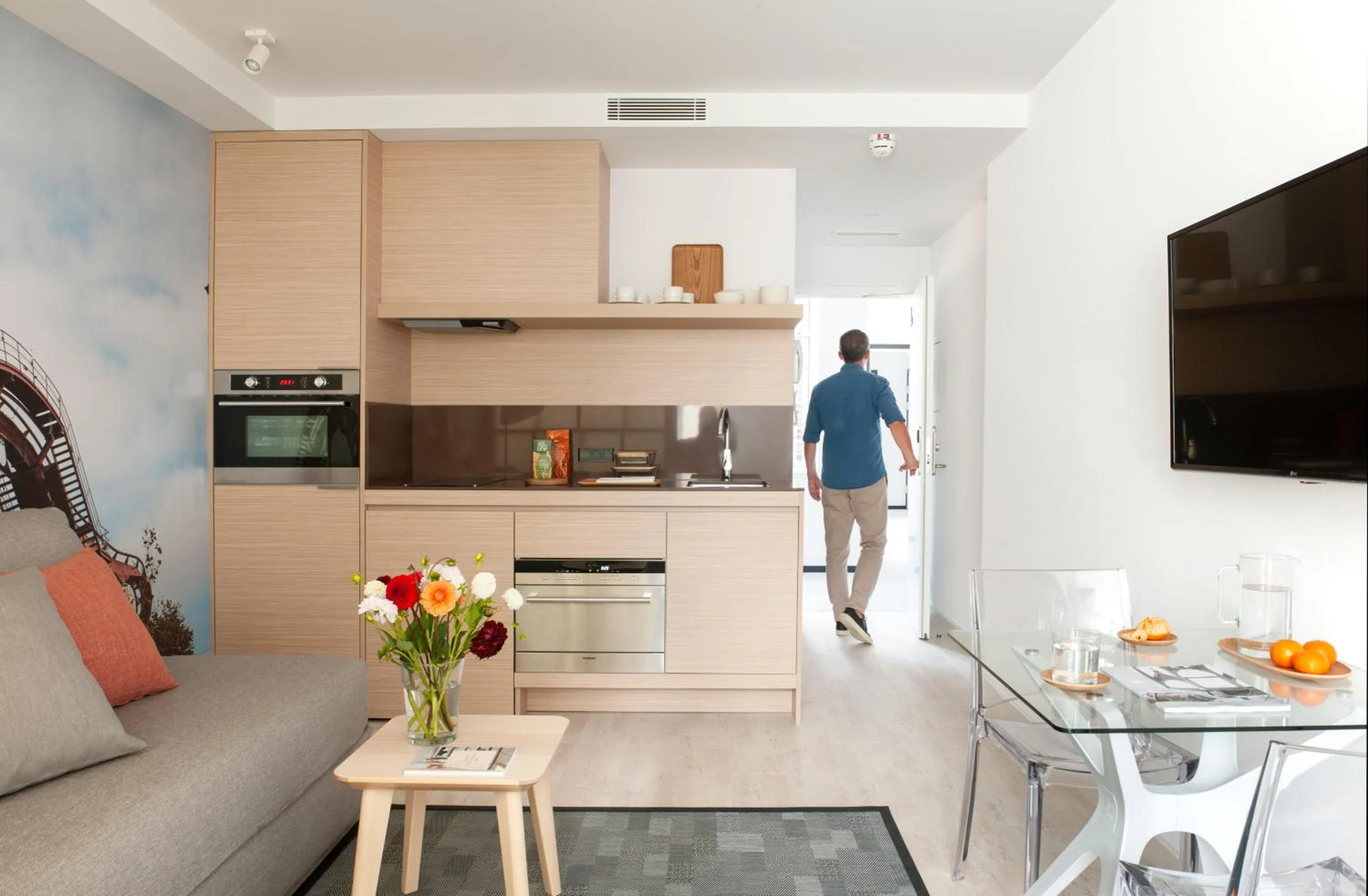 TV and multimedia in Eric Vökel Boutique Apartments - Copenhagen Suites