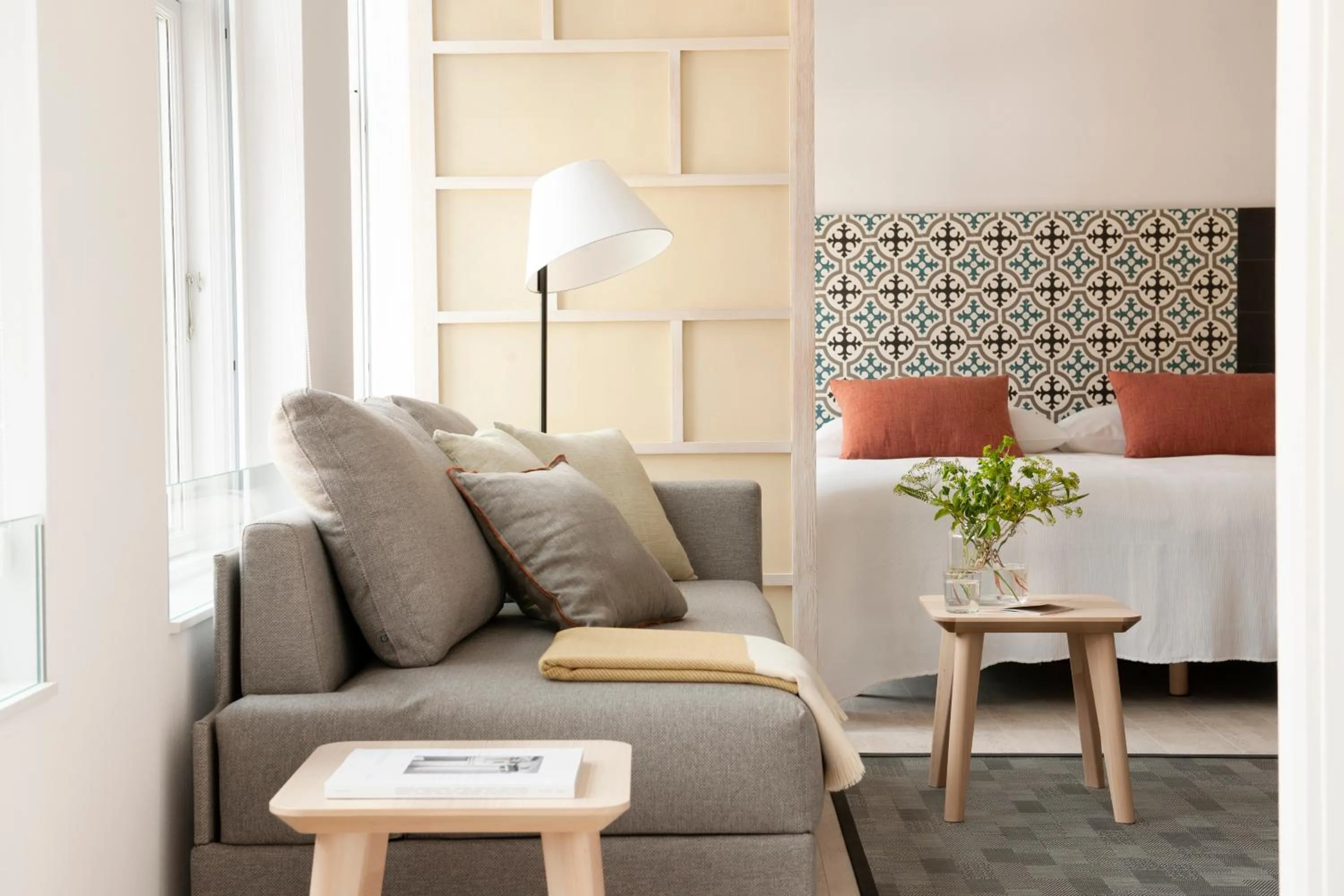 Bed in Eric Vökel Boutique Apartments - Copenhagen Suites